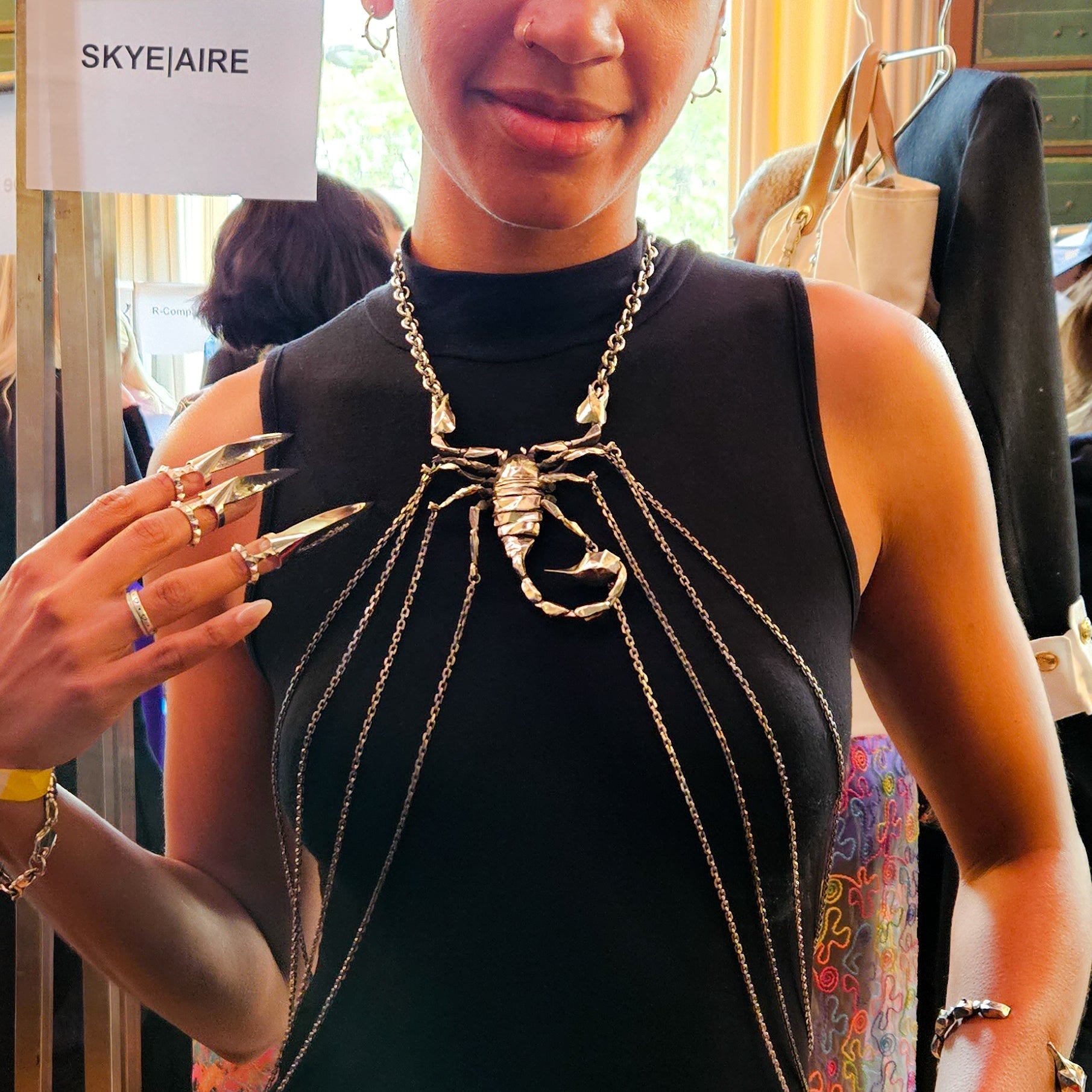 Studded Pyramid Oversized Claw