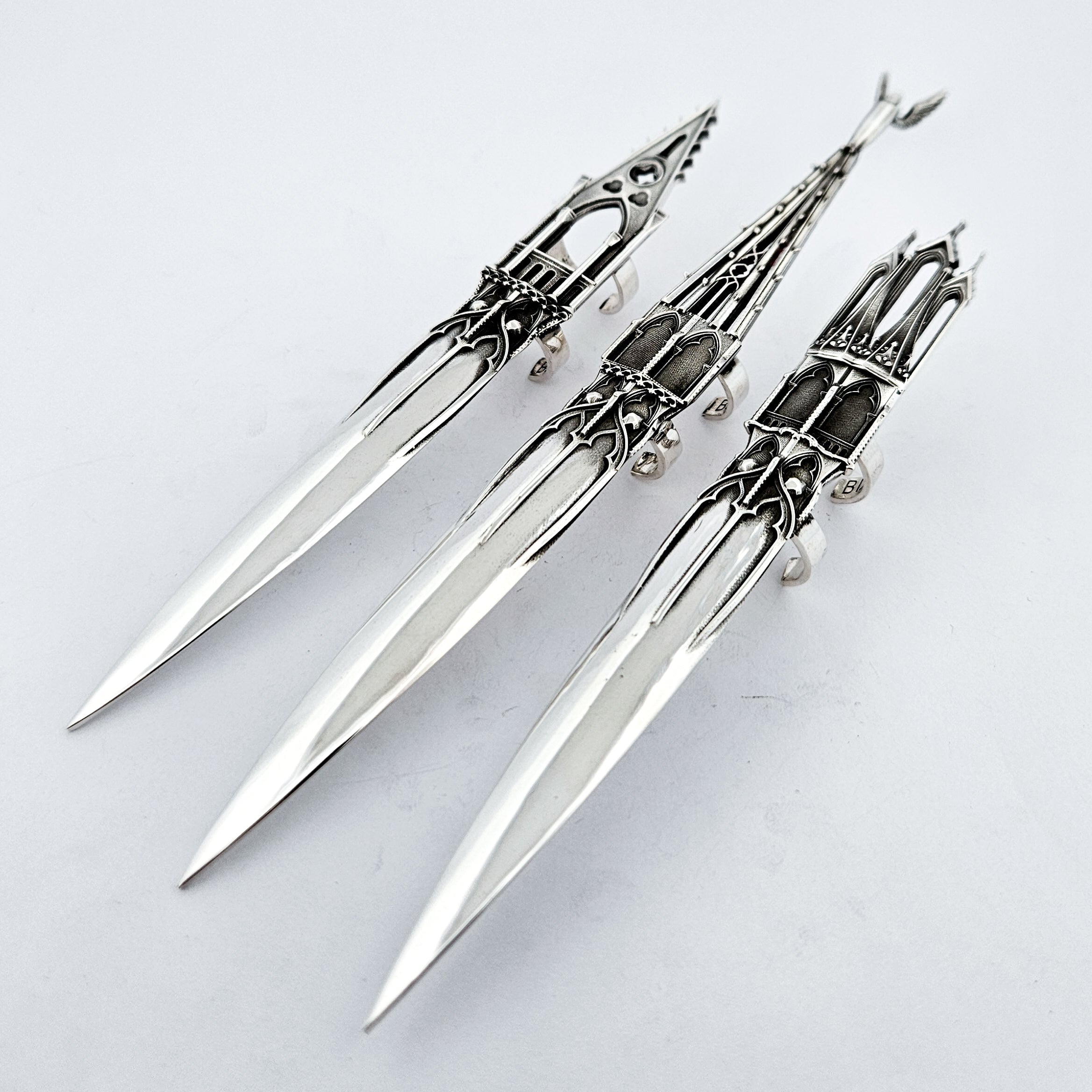 Oversized Gothic Church Claw with Detailed Angel