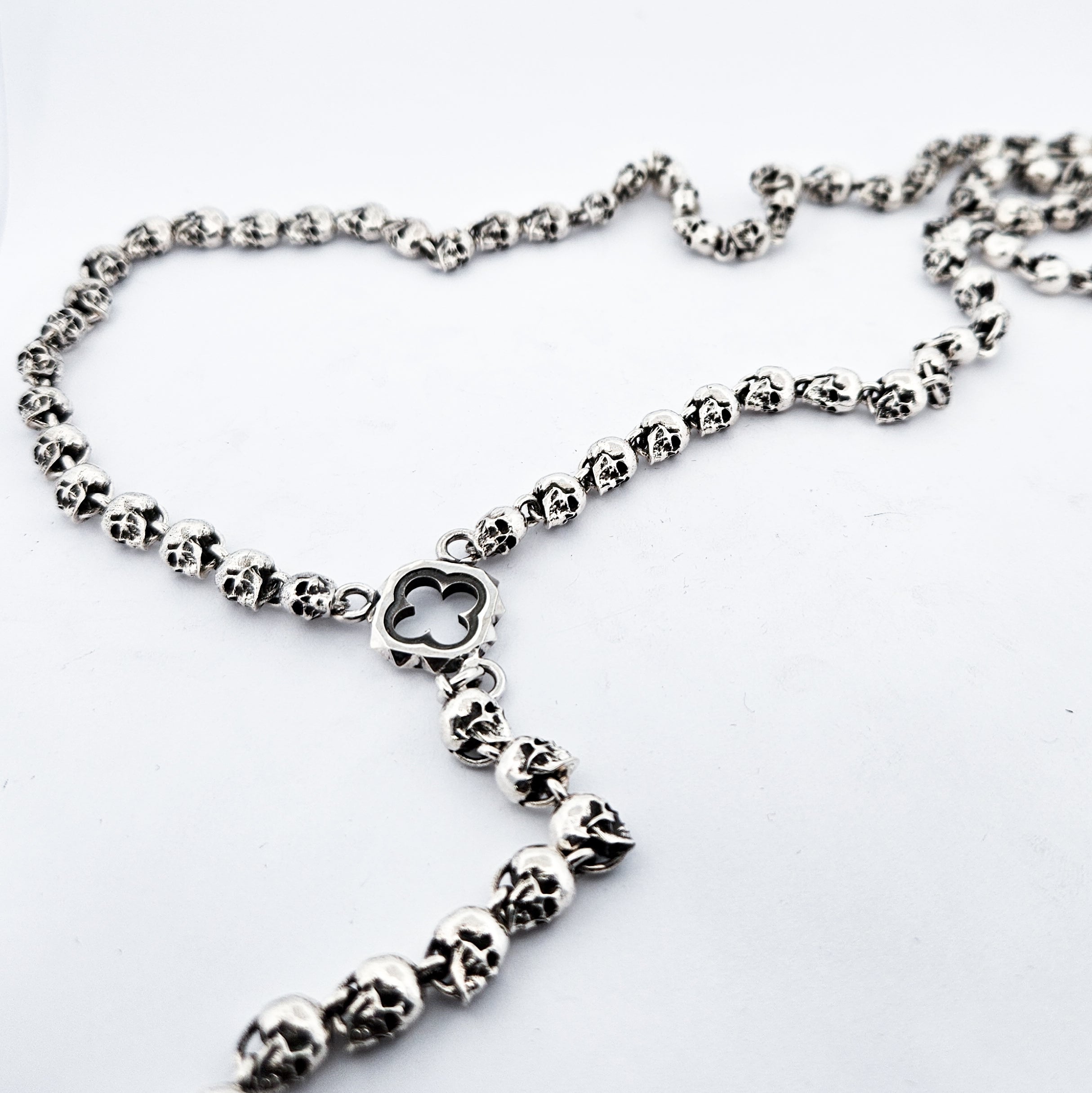 Heavy Skull Rosary Necklace - Pendant Selection