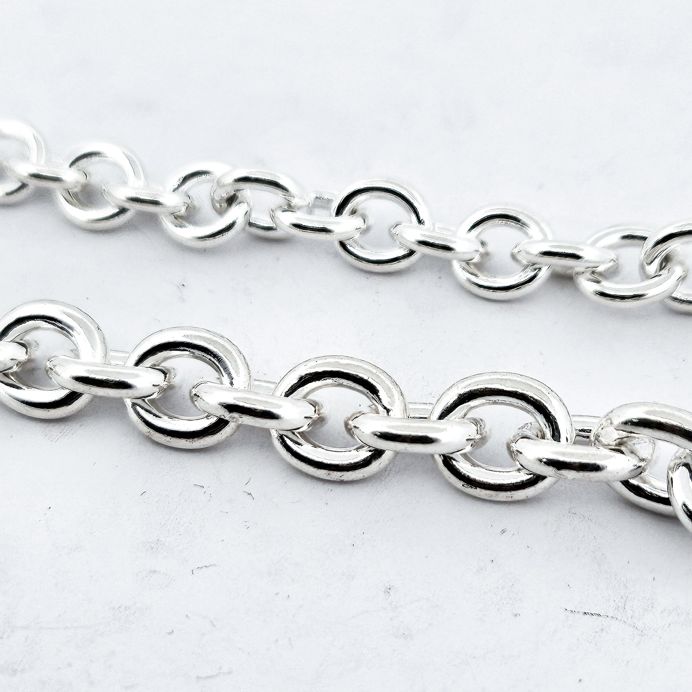 Solid Heavy 8mm Wide Cable Chain