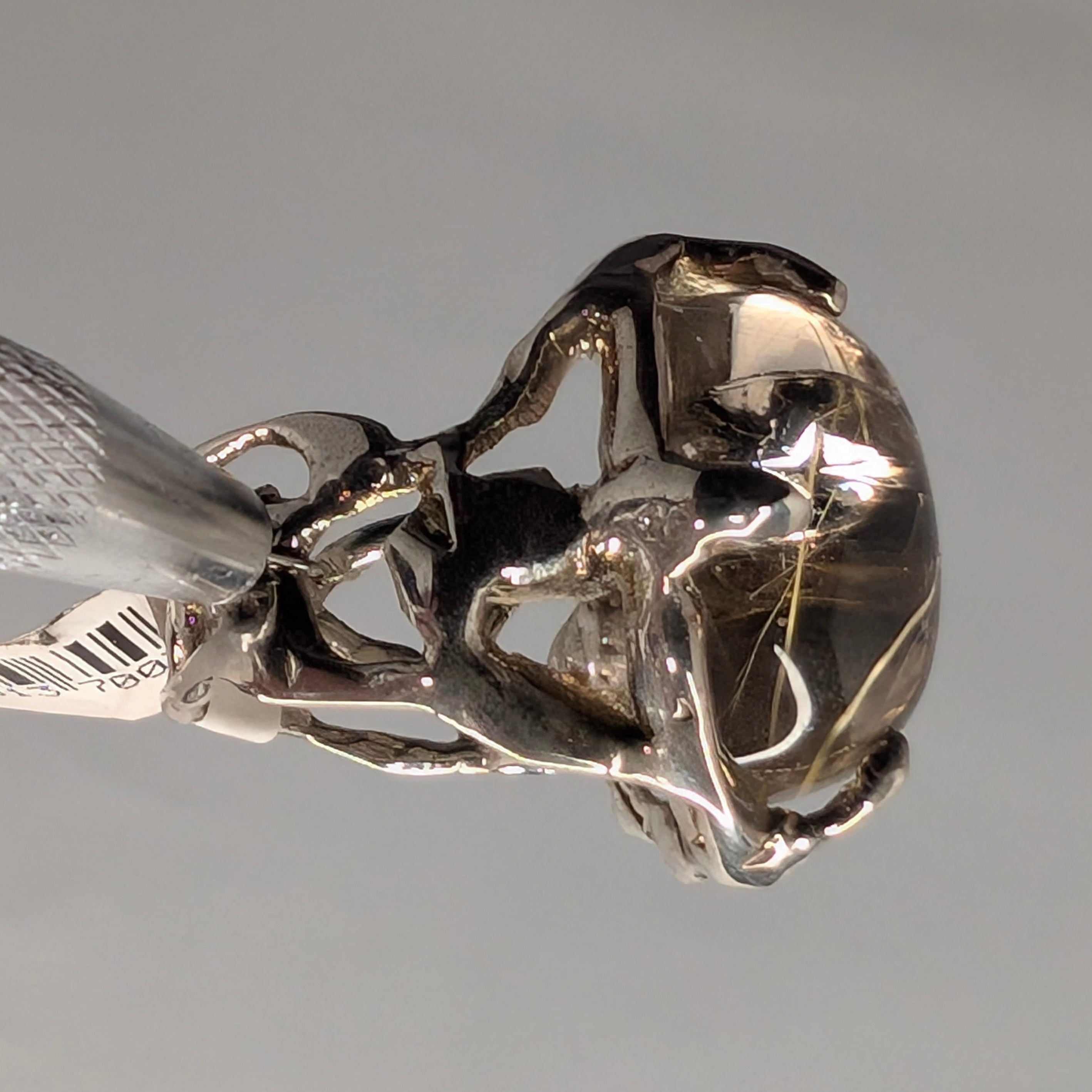 6 - Bague Quartz Rutile gr 7 - Argent Sterling