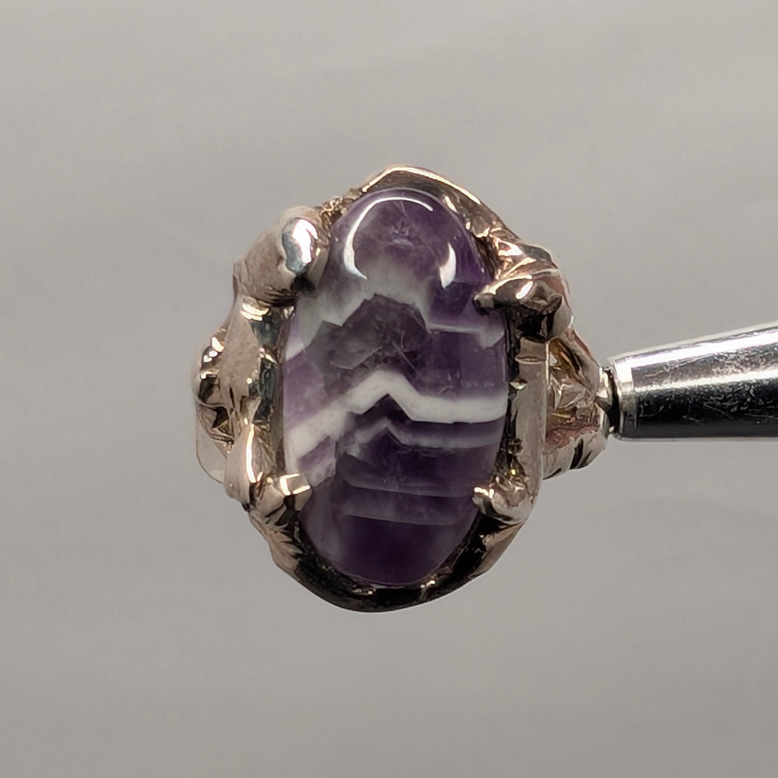 5 - Bague Amethyste gr 8.5 - Argent Sterling