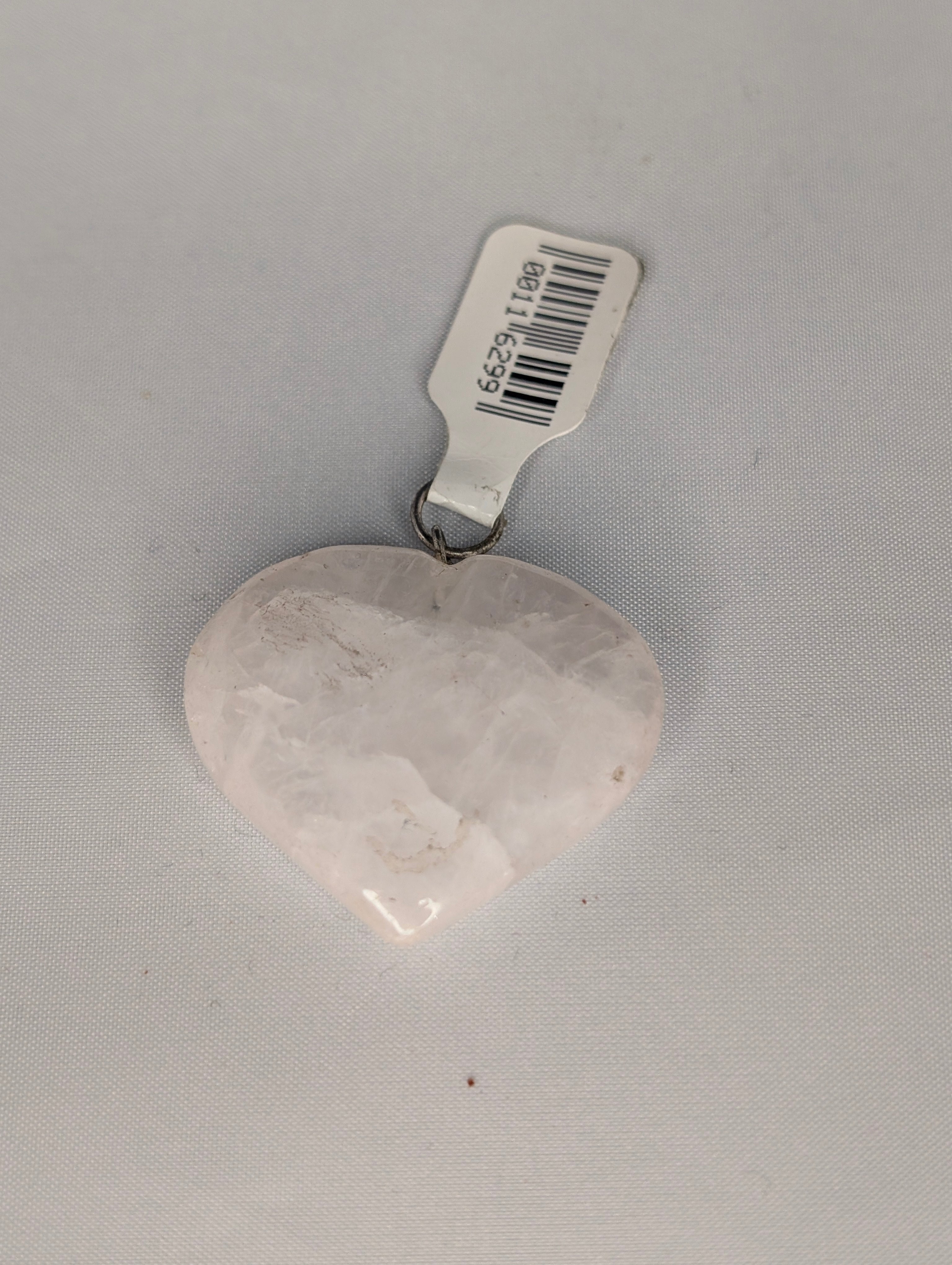 Coeur quartz rose