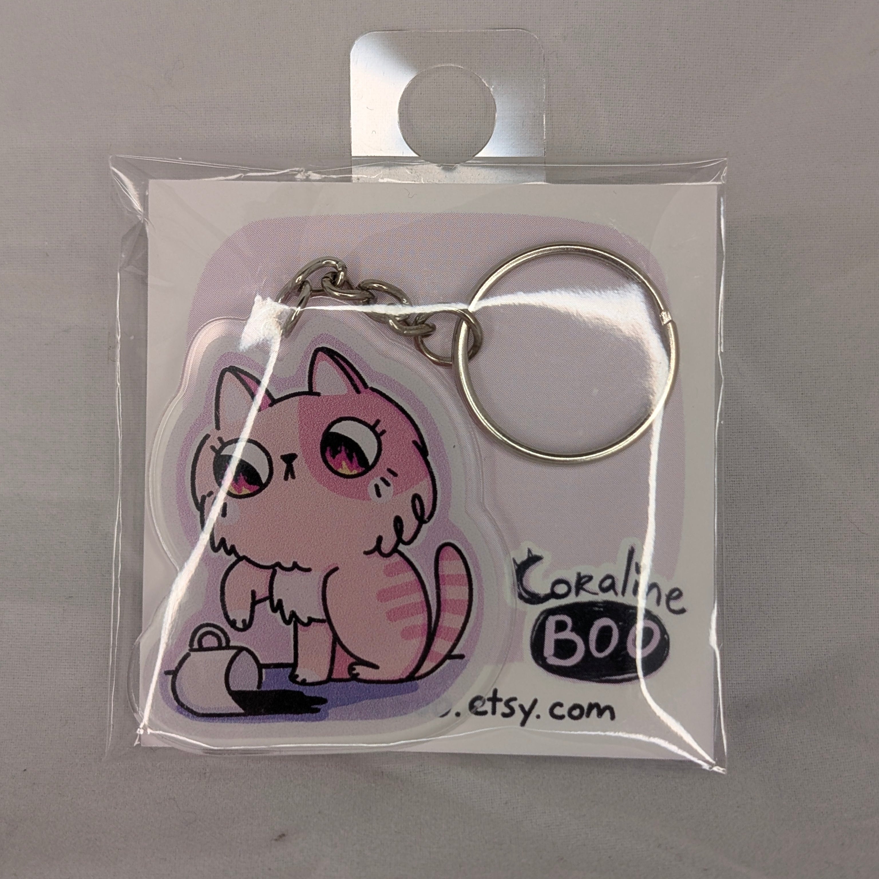 Porte Clé - Chat Caffé