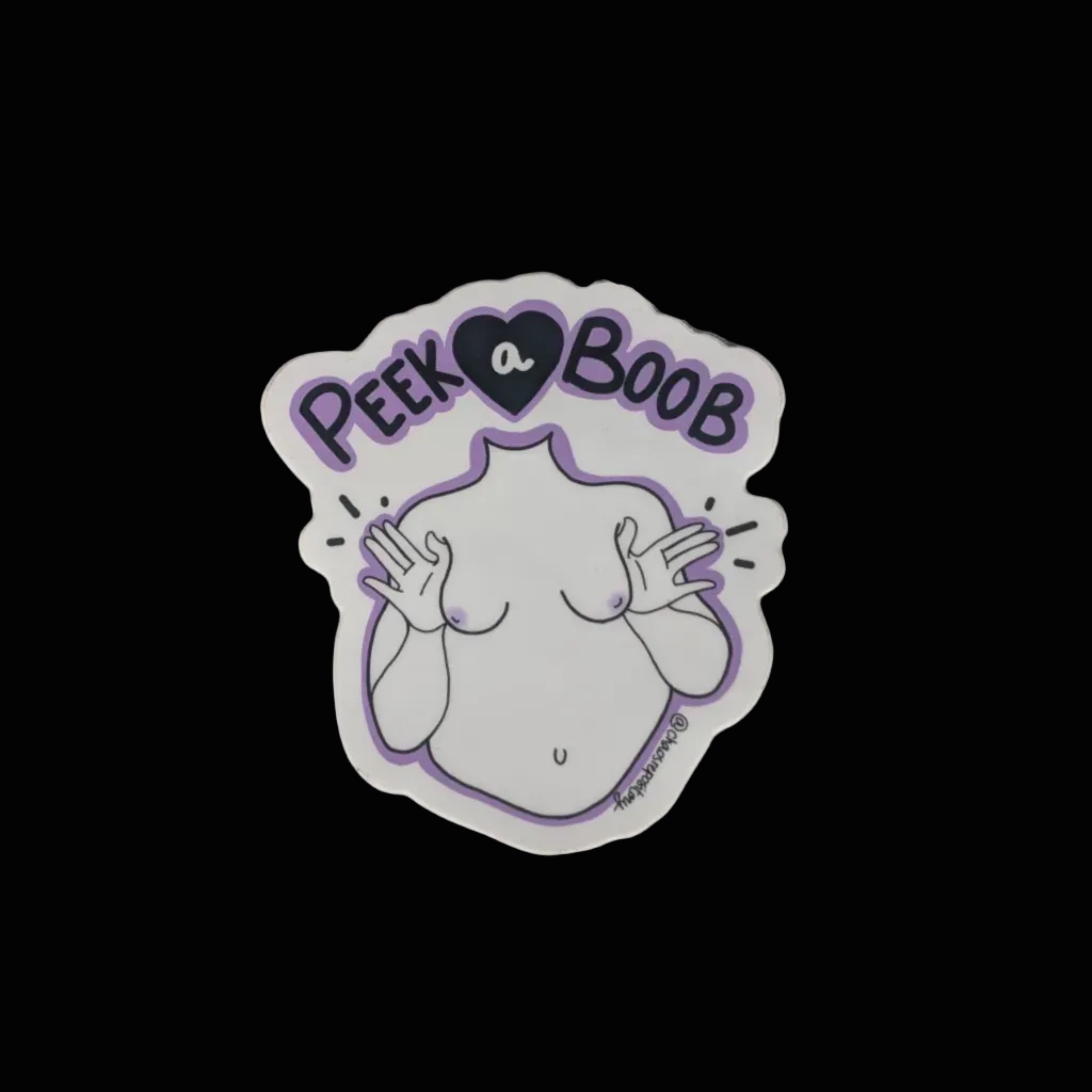 Auto collant - Peek a Boob - Sticker
