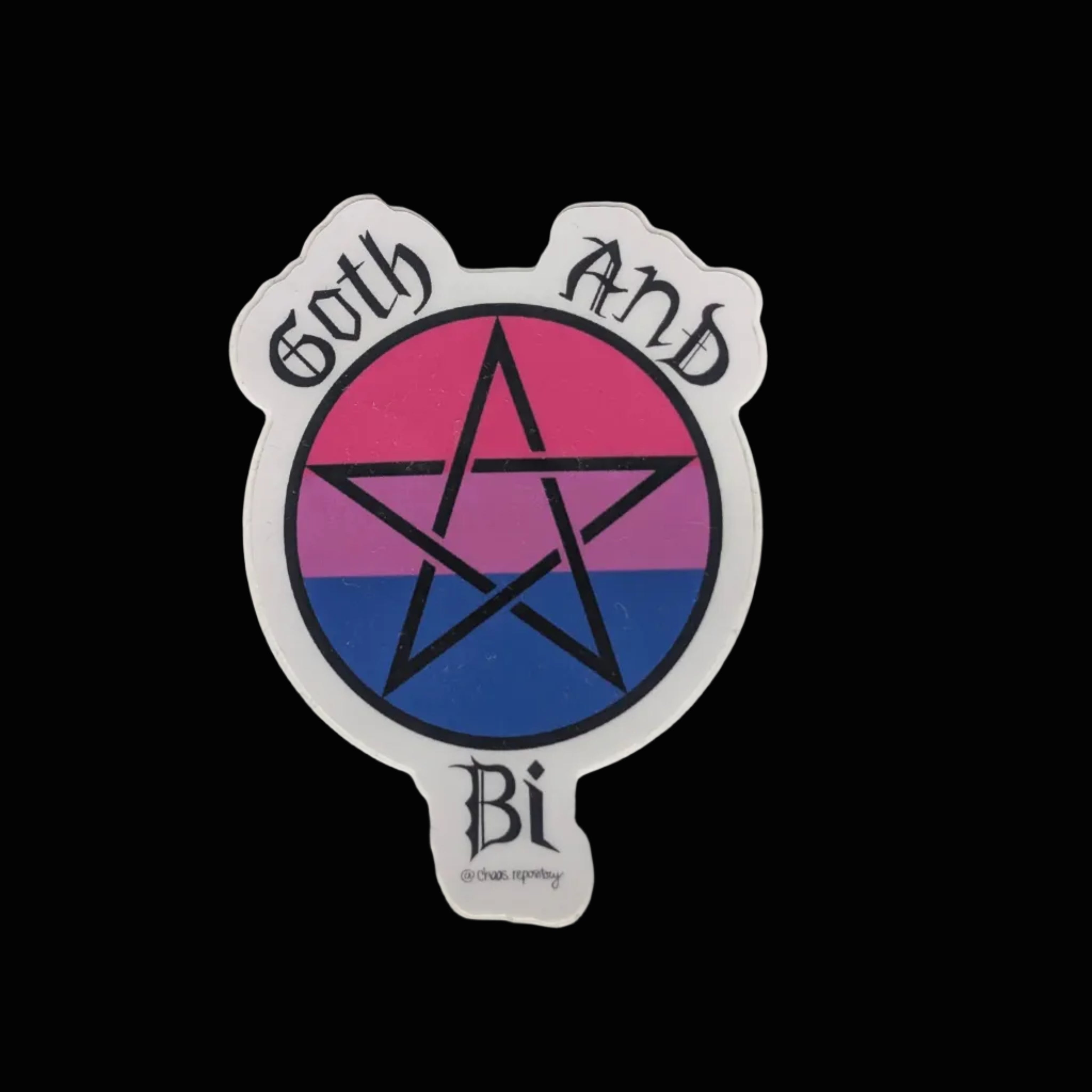Auto collant - Goth and bi - Sticker