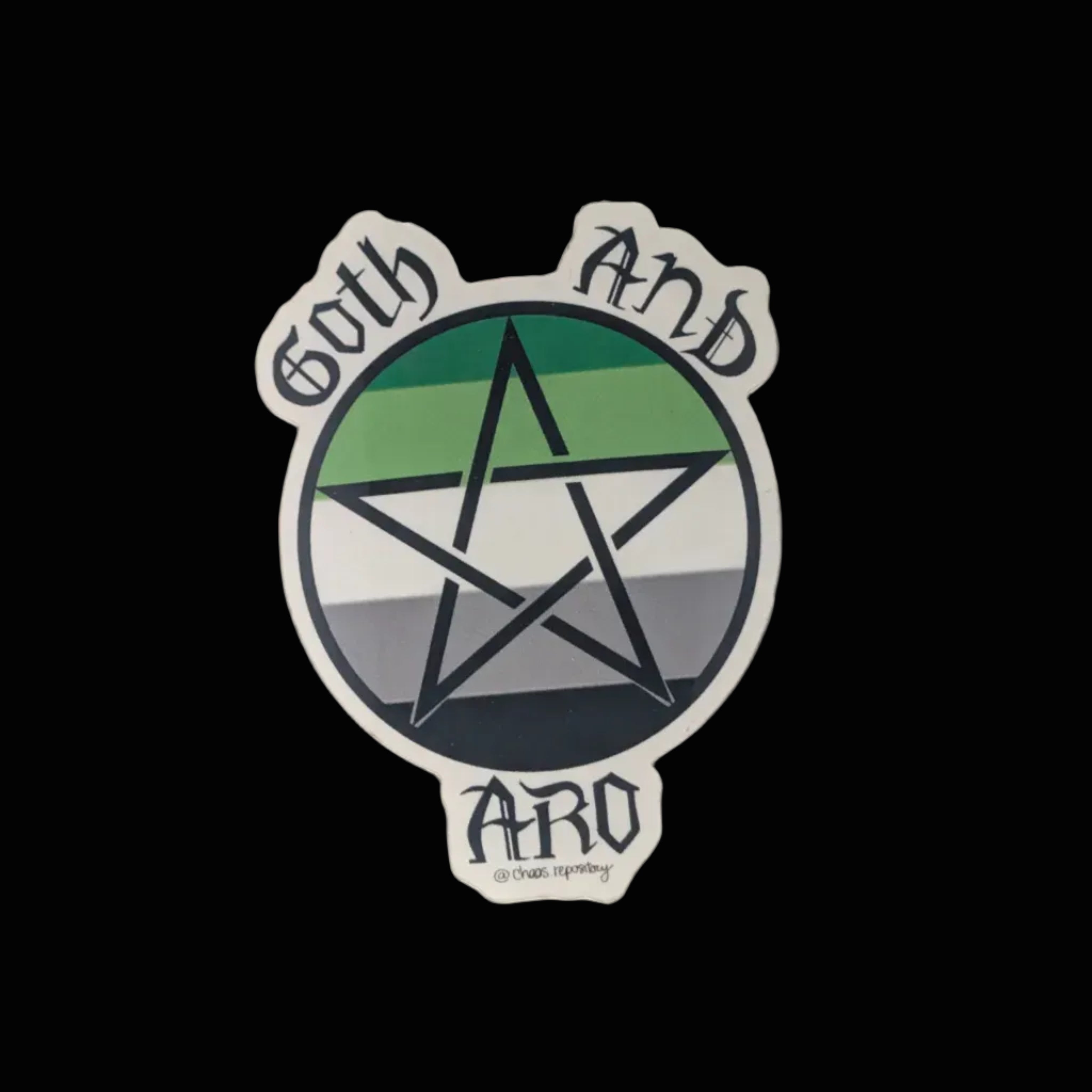 Auto collant - Goth and Aro - Sticker