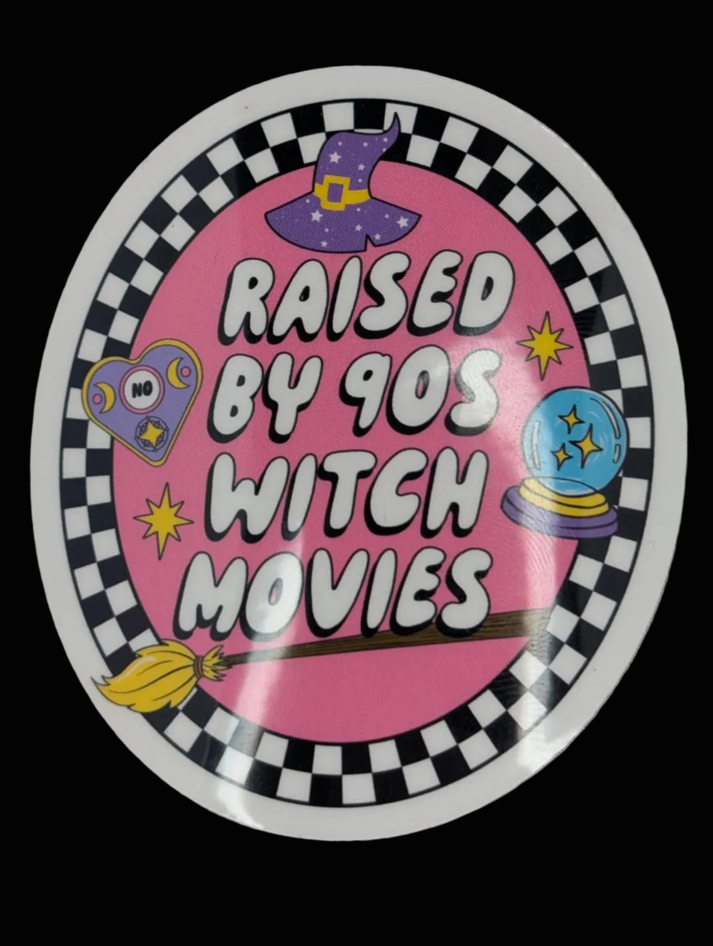 Sticker - Raised by 90s Witch Movies