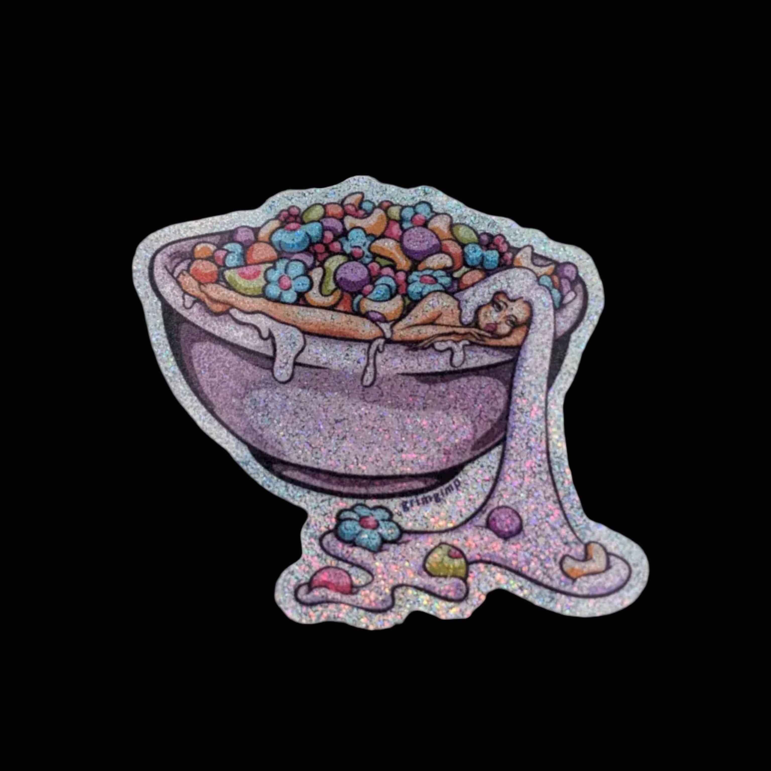 Auto collant - Cereal Girl Glitter - Sticker