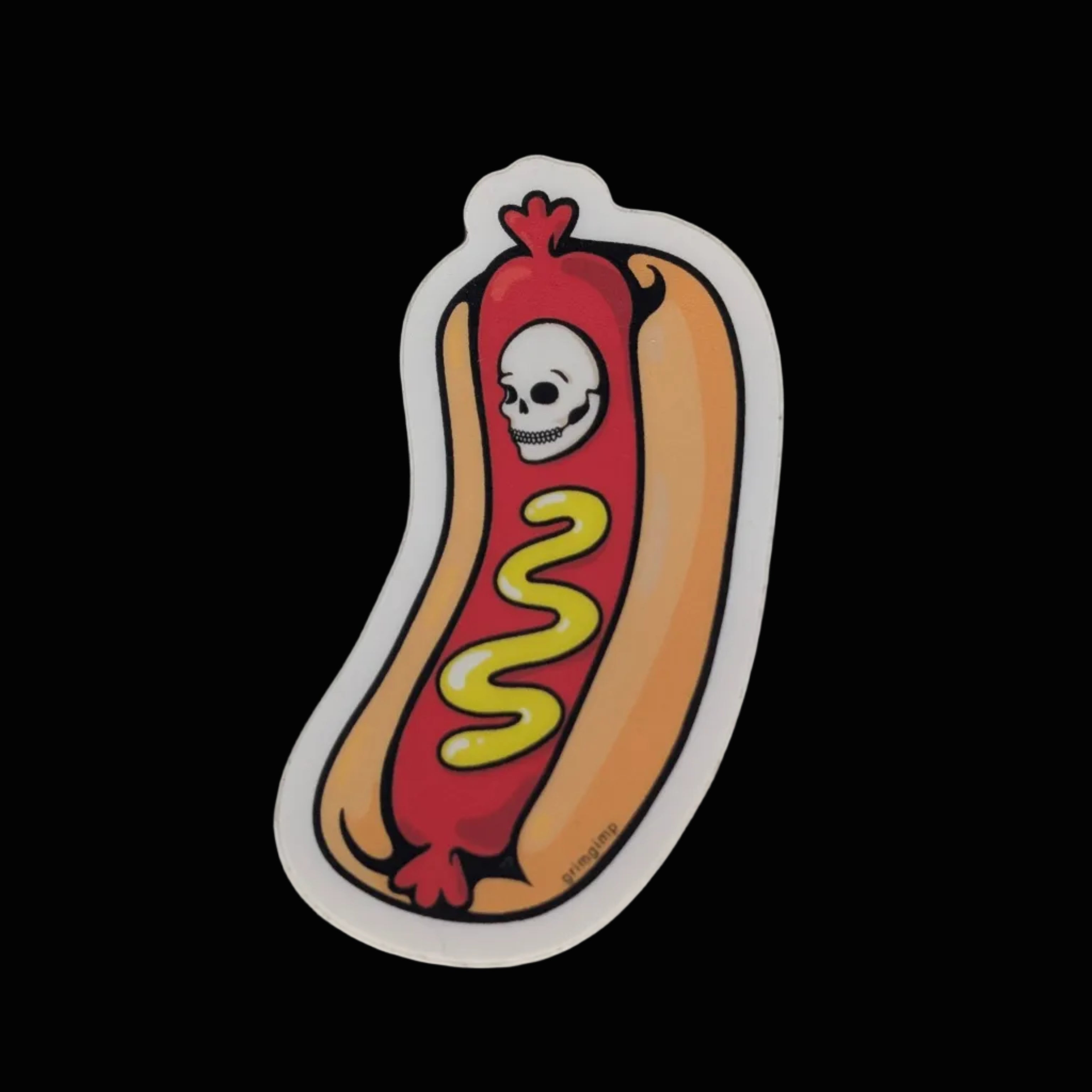 Auto collant - Hot Dog Skull - Sticker