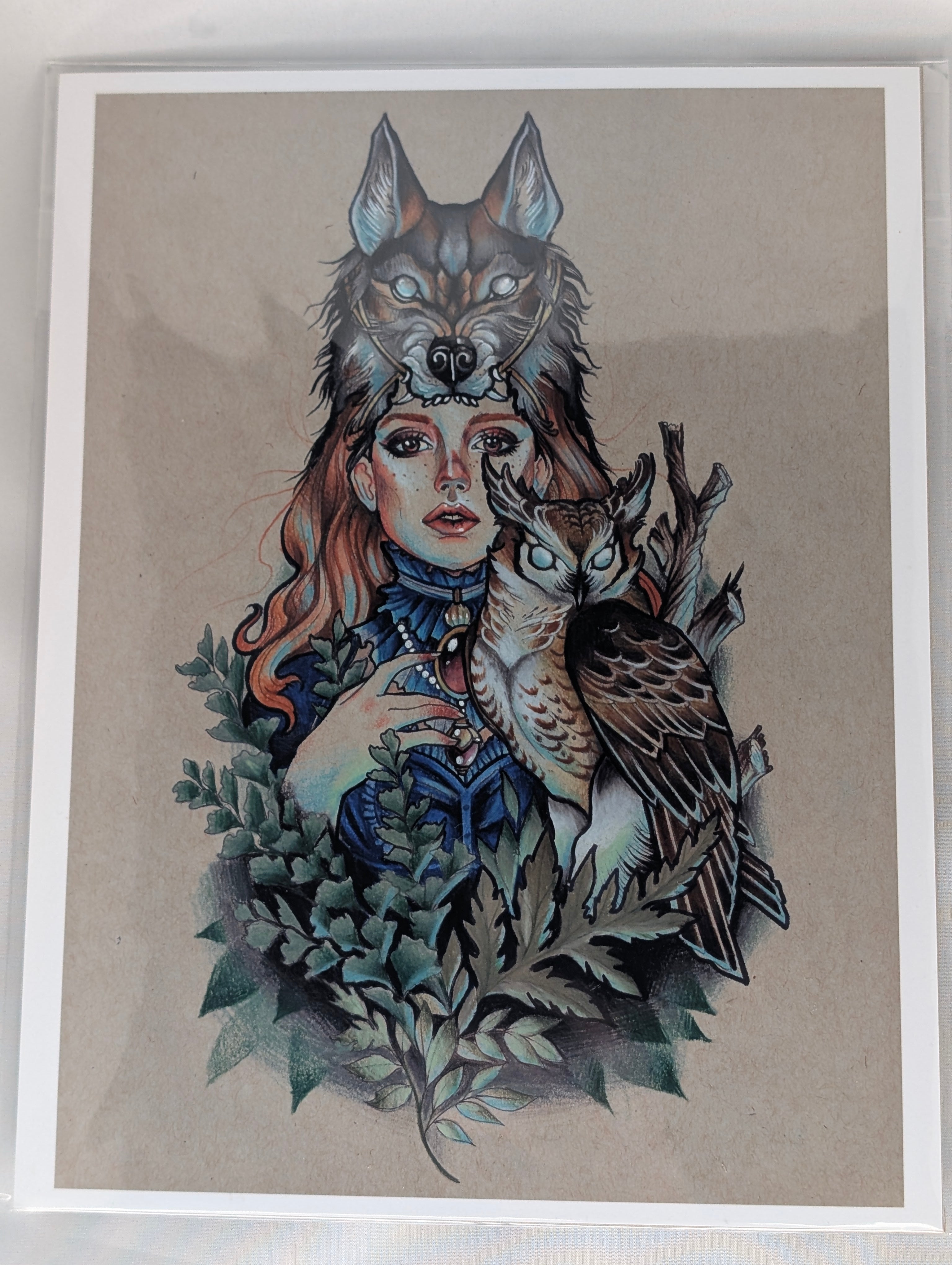Imprime - Wolf Lady - Print