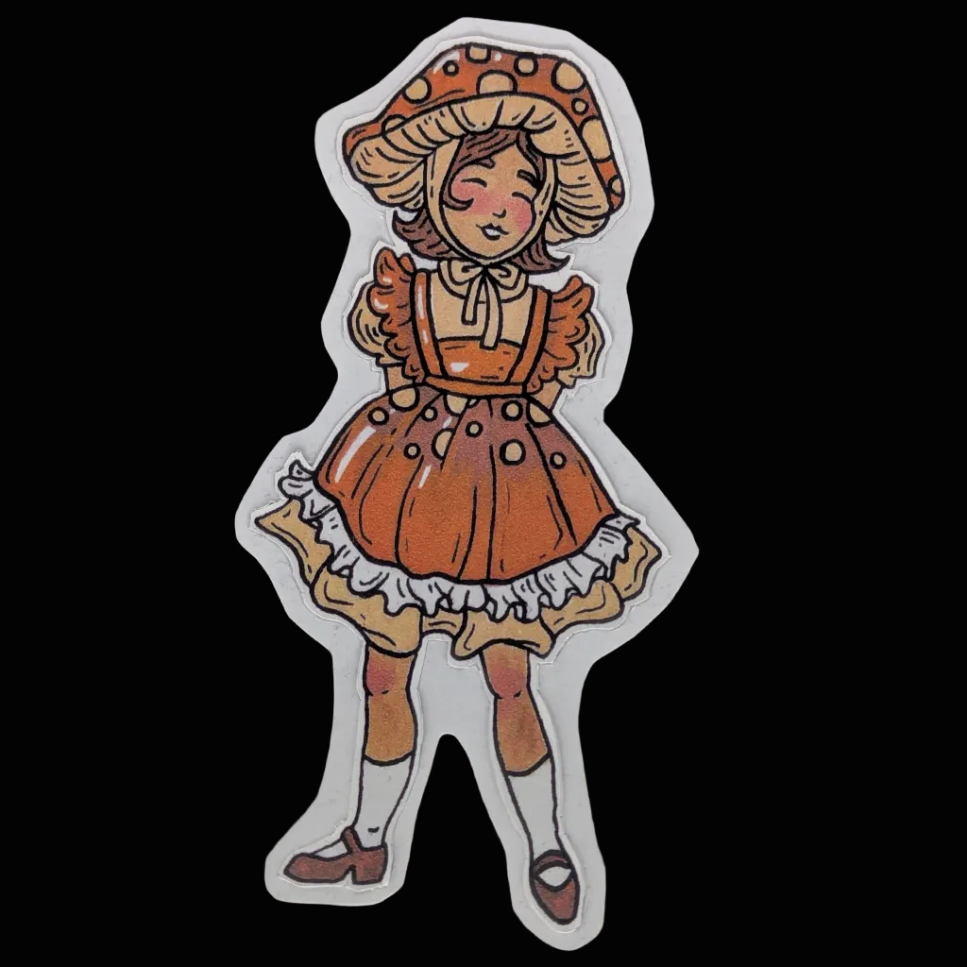 Auto Collant Fille Champi