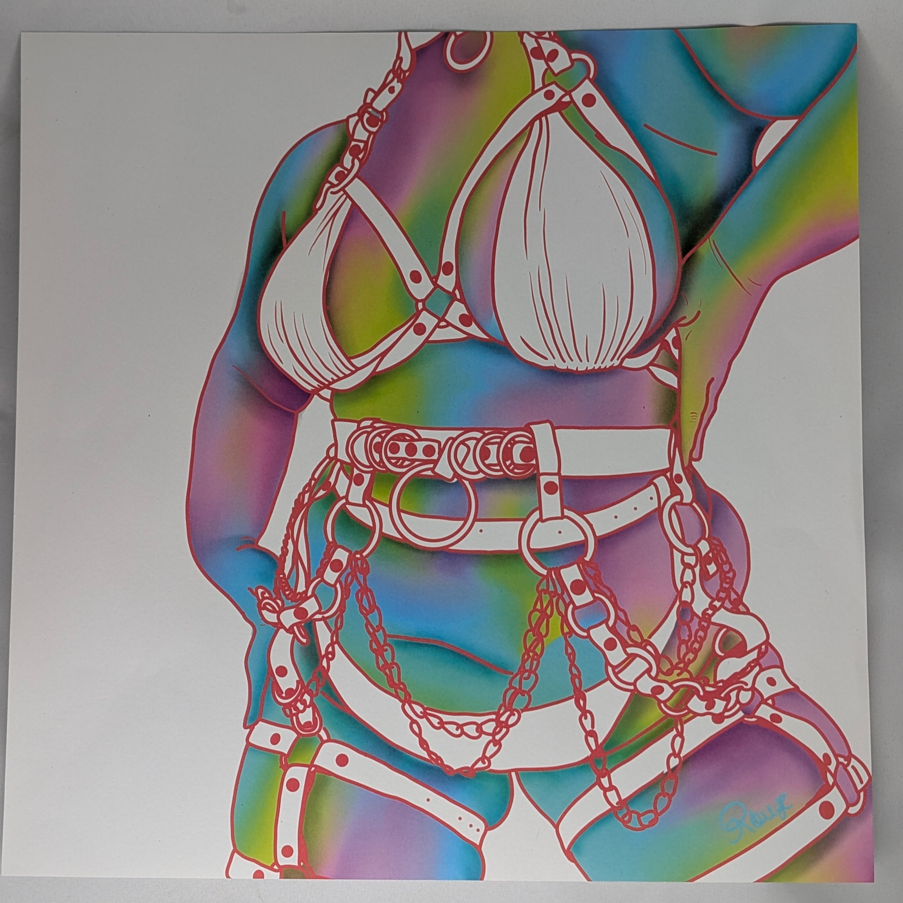 Imprime - Ondes Sensuelles 12x12 - Print