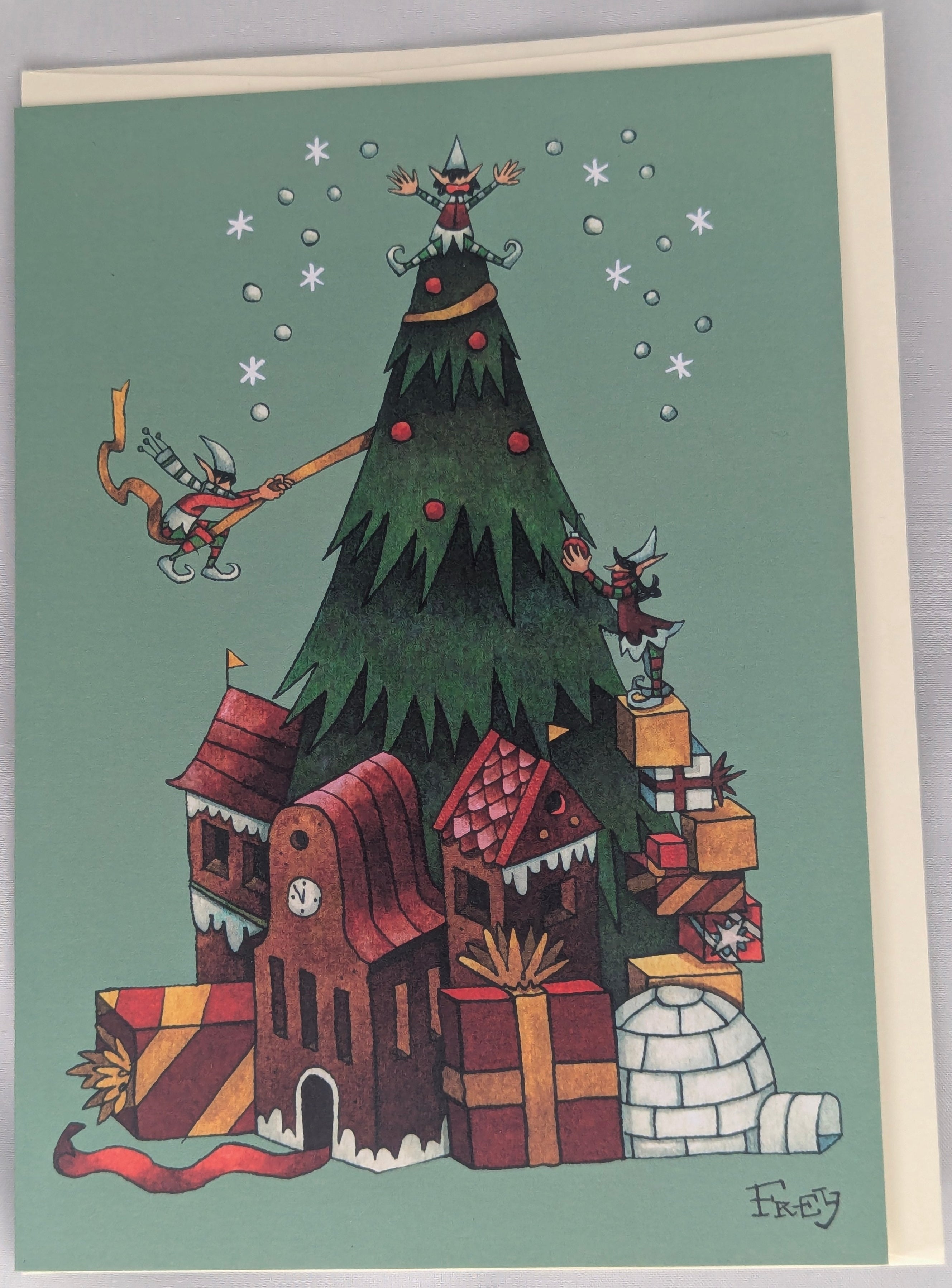 Lutin - carte de souhaits