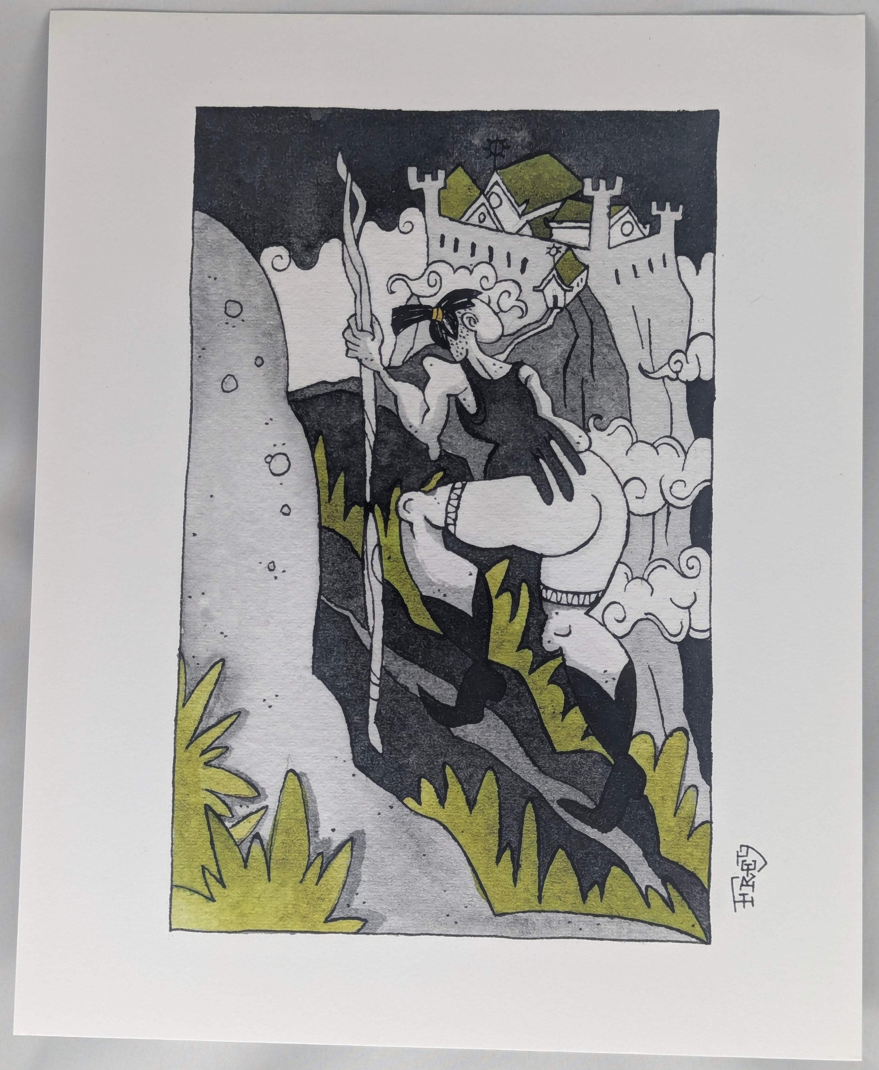 Imprime - Pelerin - 8x10 - Print