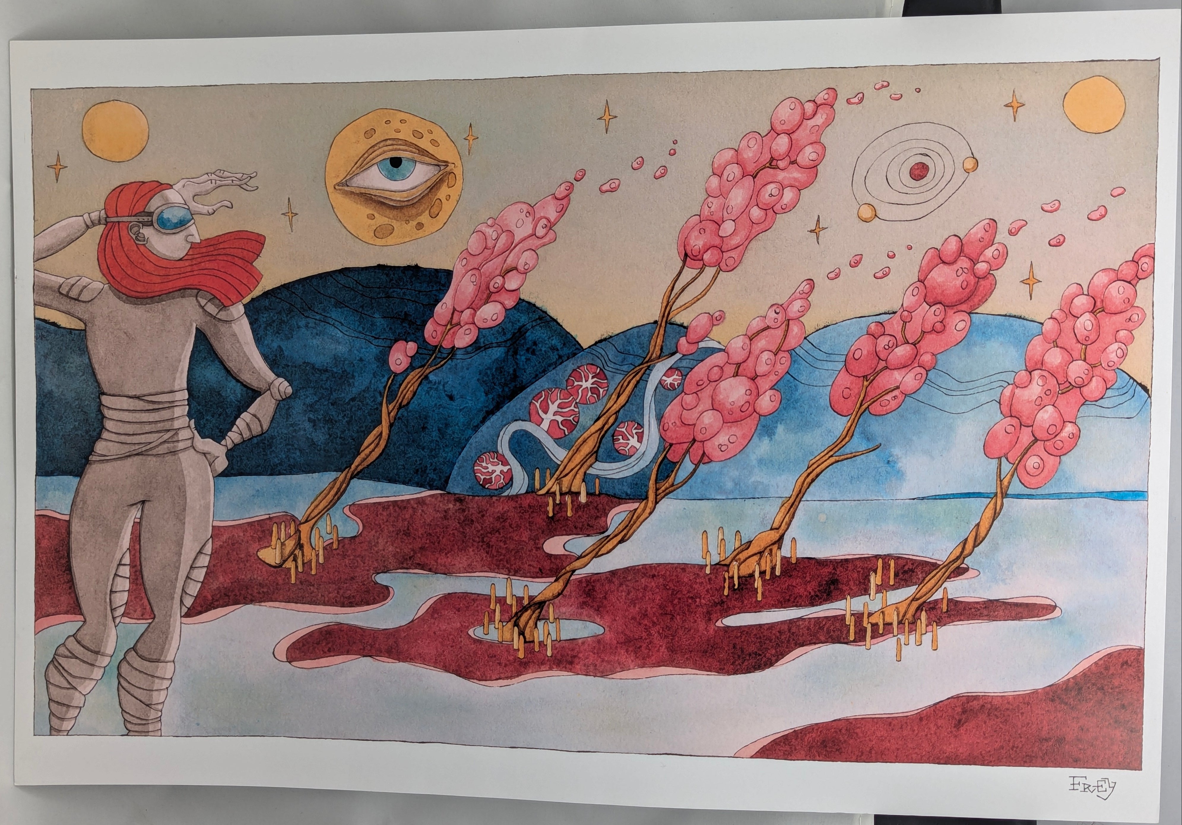 Imprime - Voyageuse - 18x12 - Print