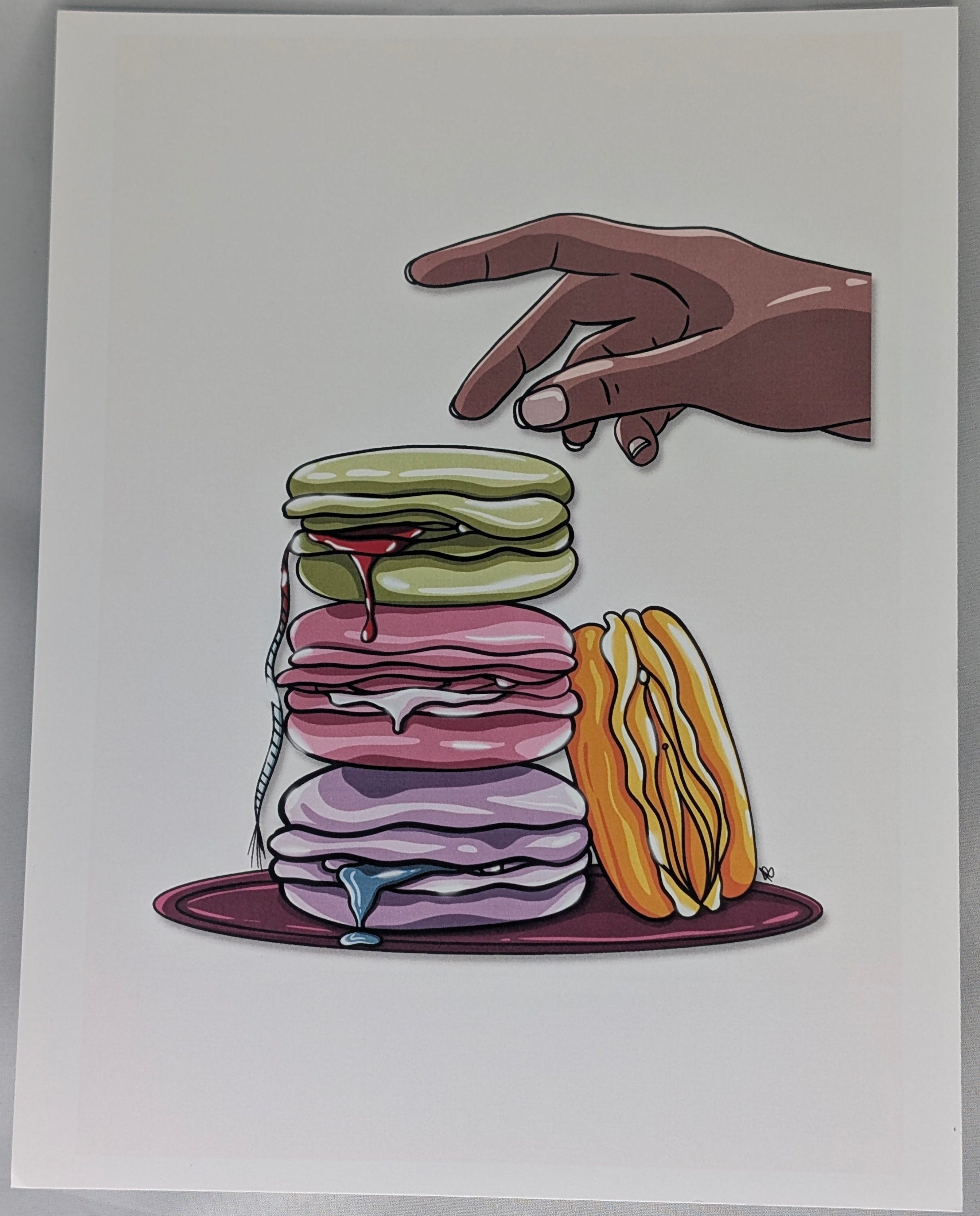 Imprime - Macaron Menstru - Print