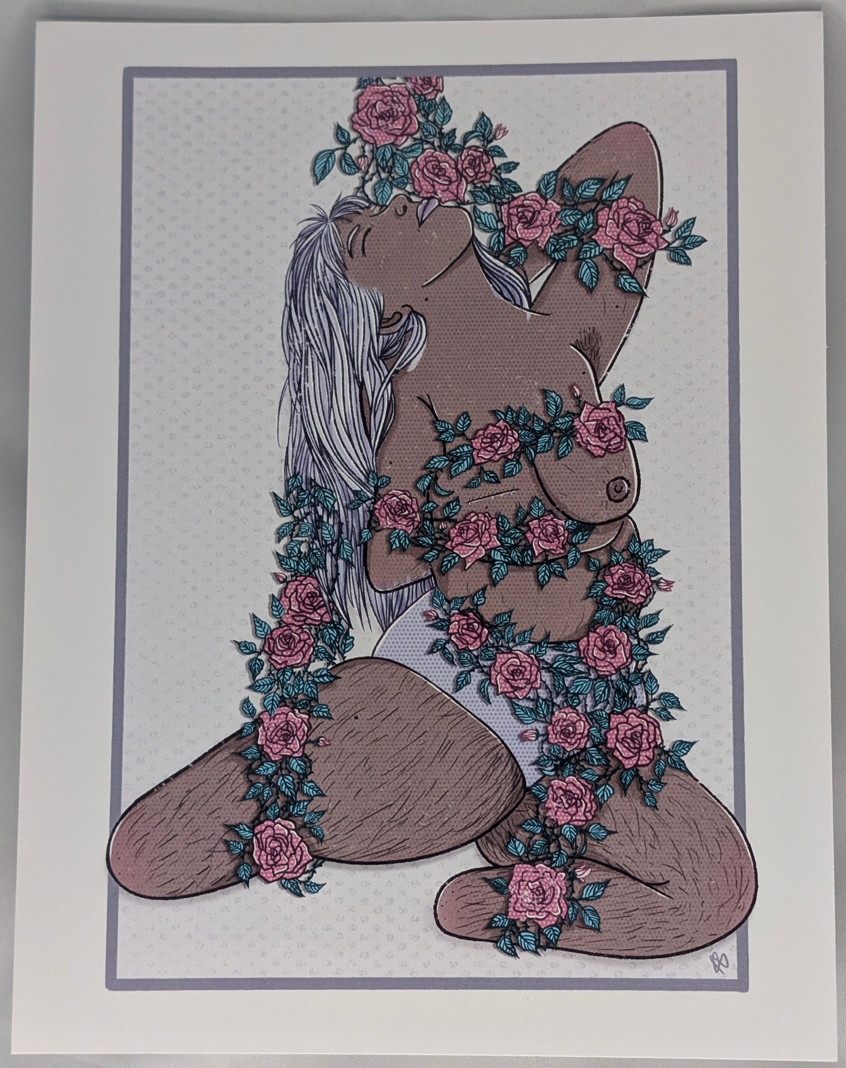 Imprime - Shibari roses - Print
