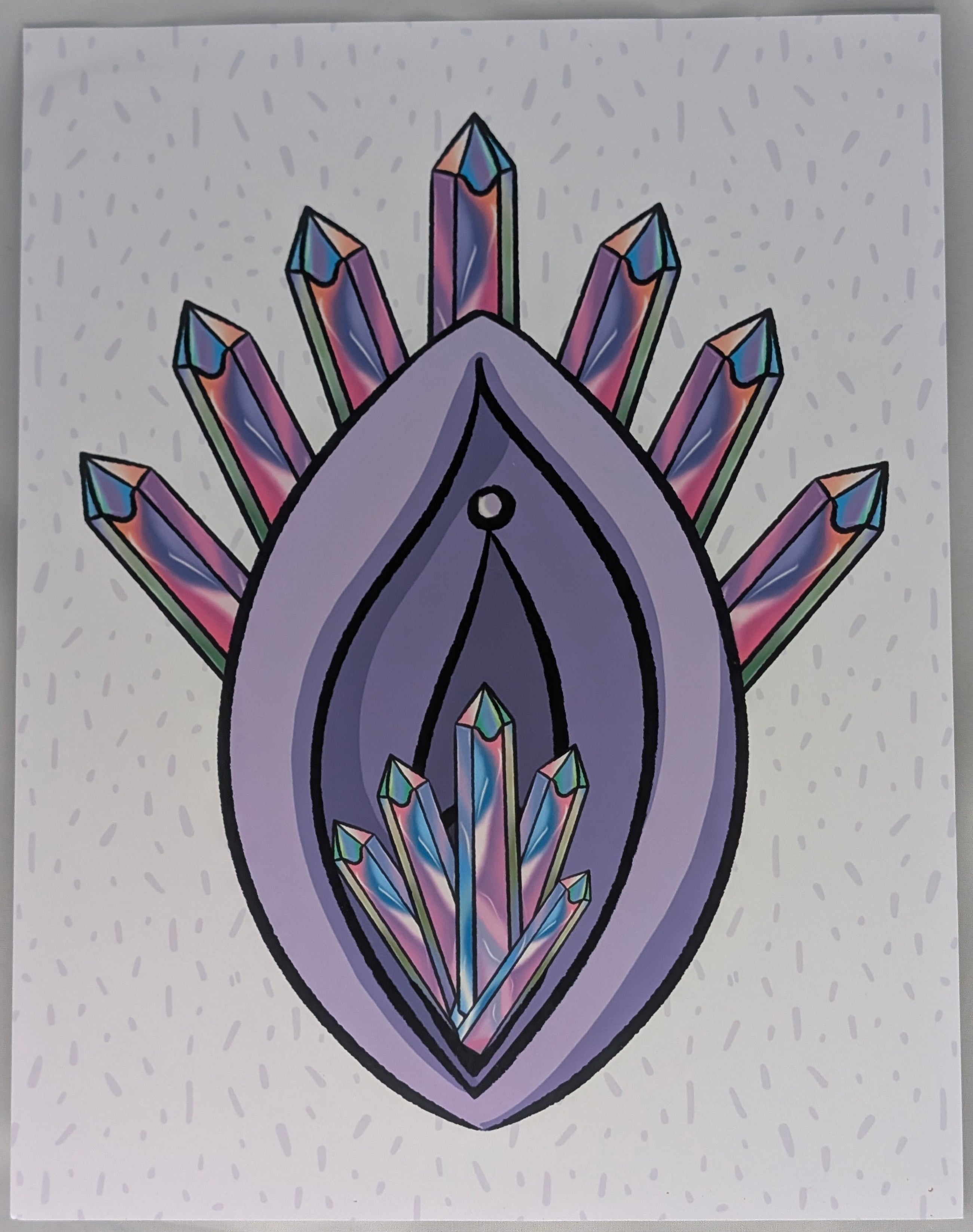 Imprime- Vulve crystal - Print