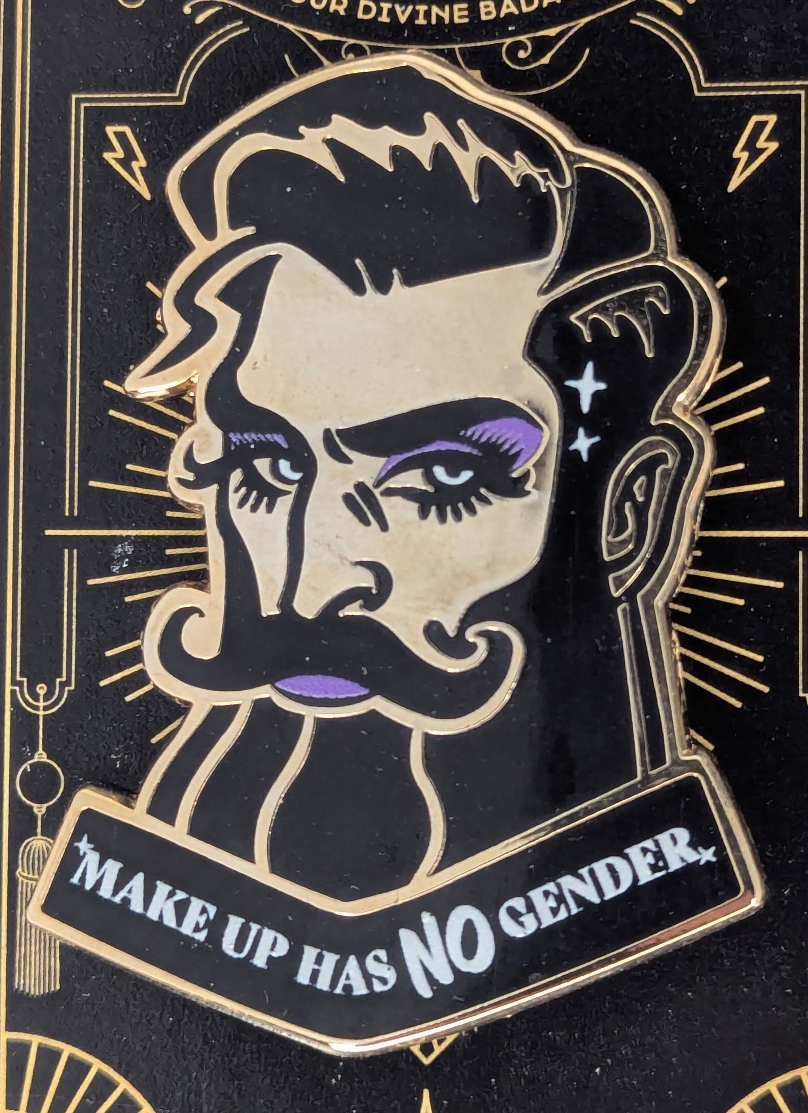 Epinglette - Makeup has no gender - Pin