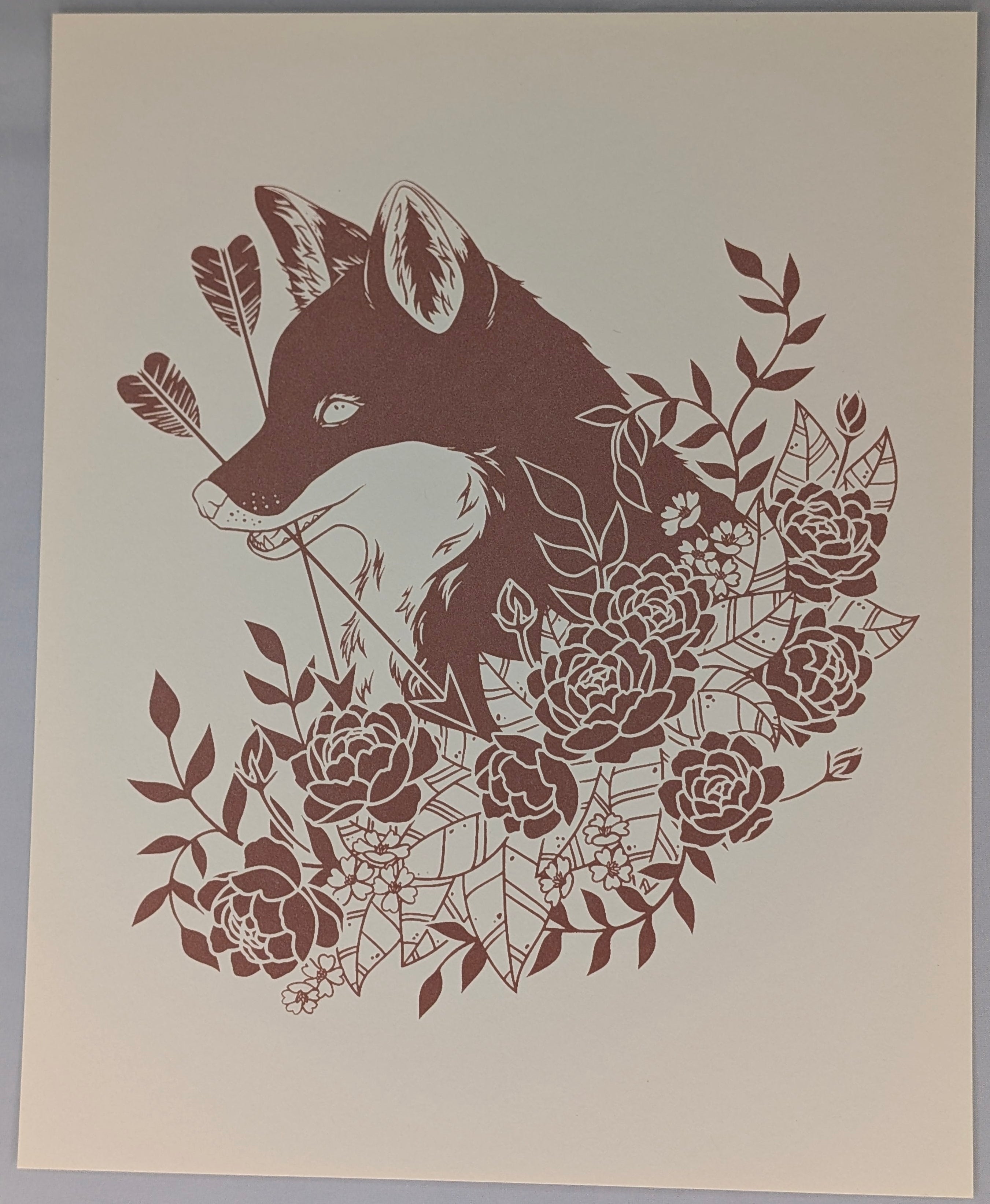 Imprime - Petals and Prowl Print 8x10