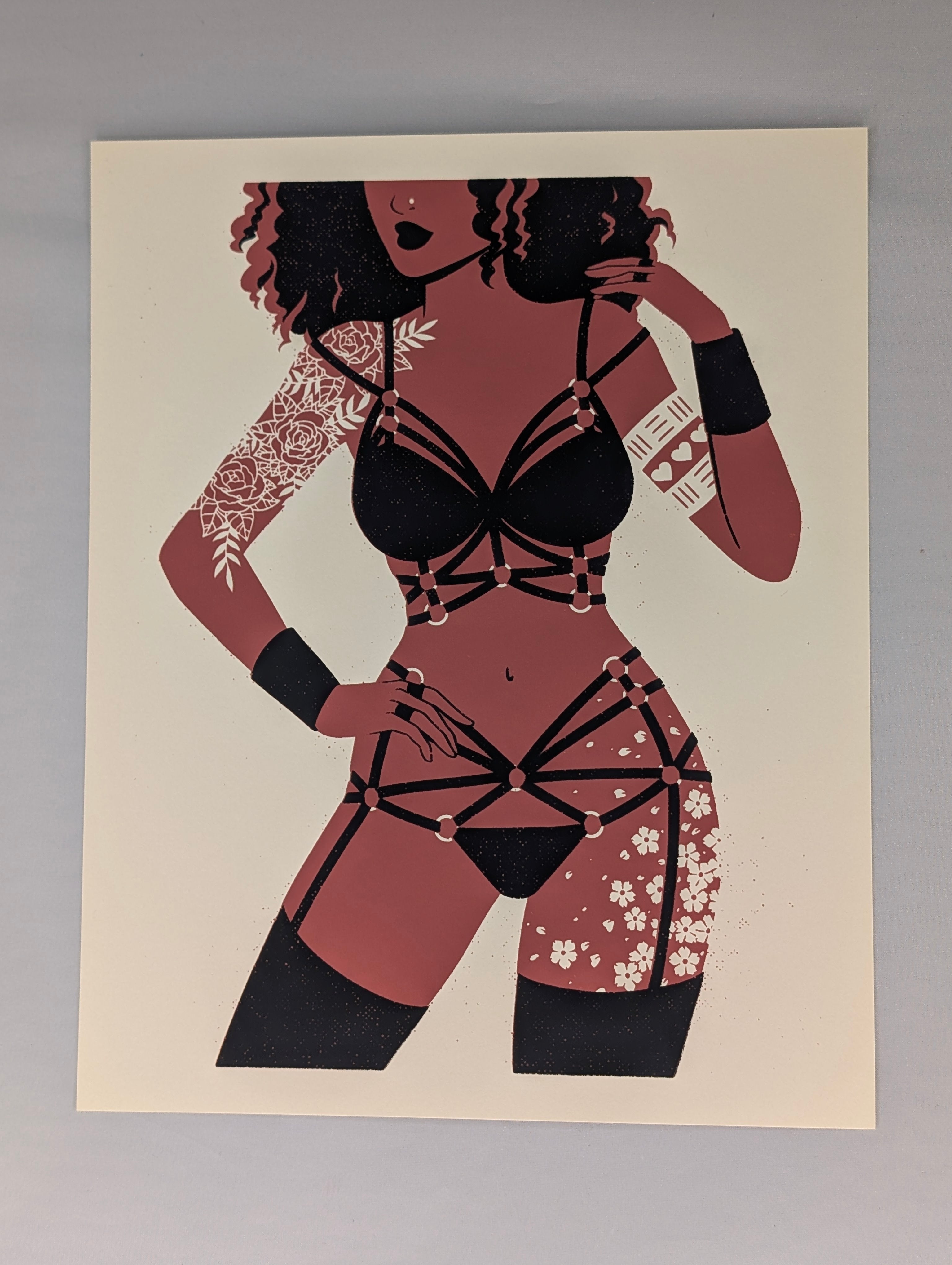 Imprime - Floral Fire - Print 8x10