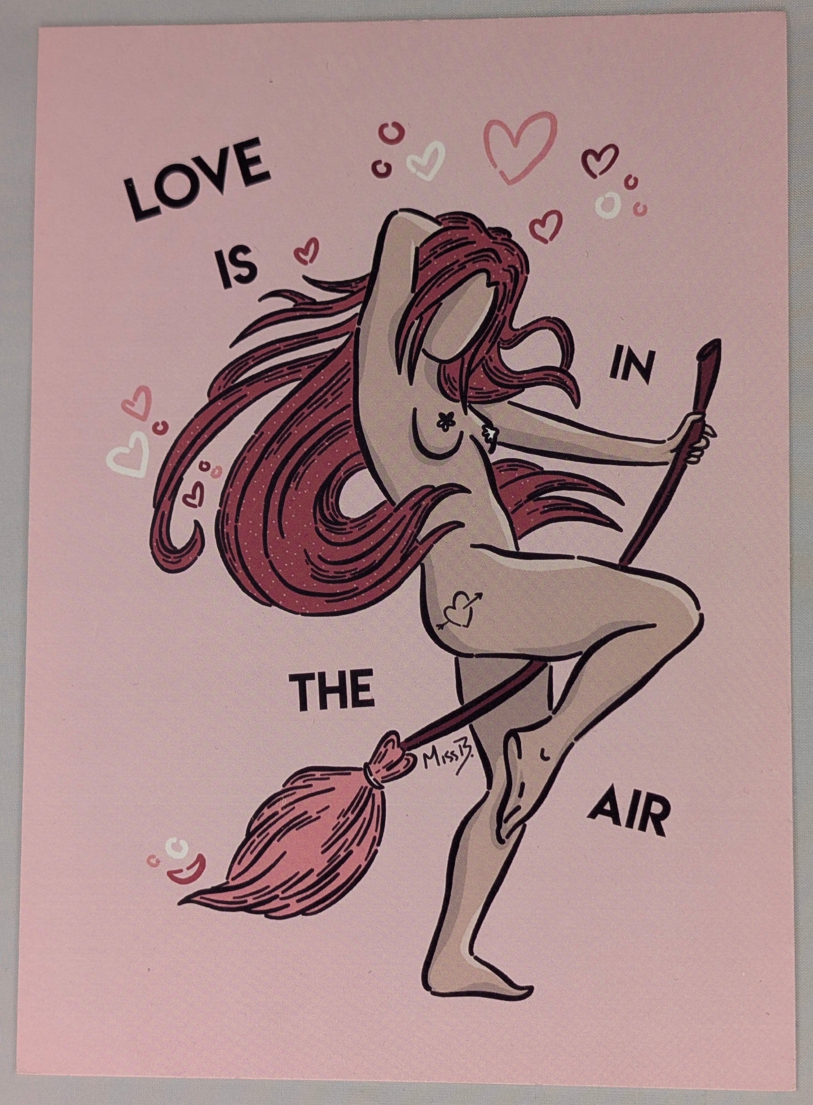 Carte postale 5x7 - Love is in the air - Post Card