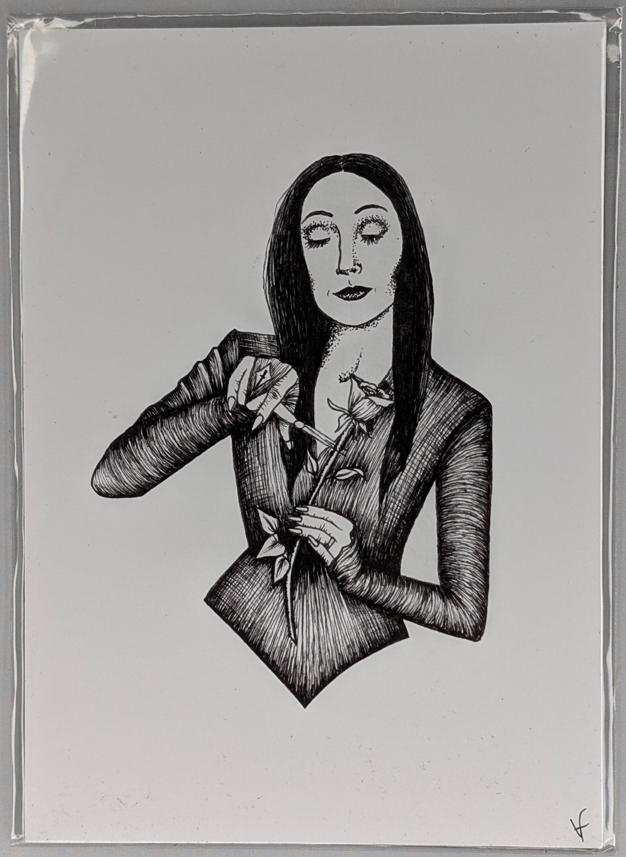 Imprime - Morticia Addams - Print