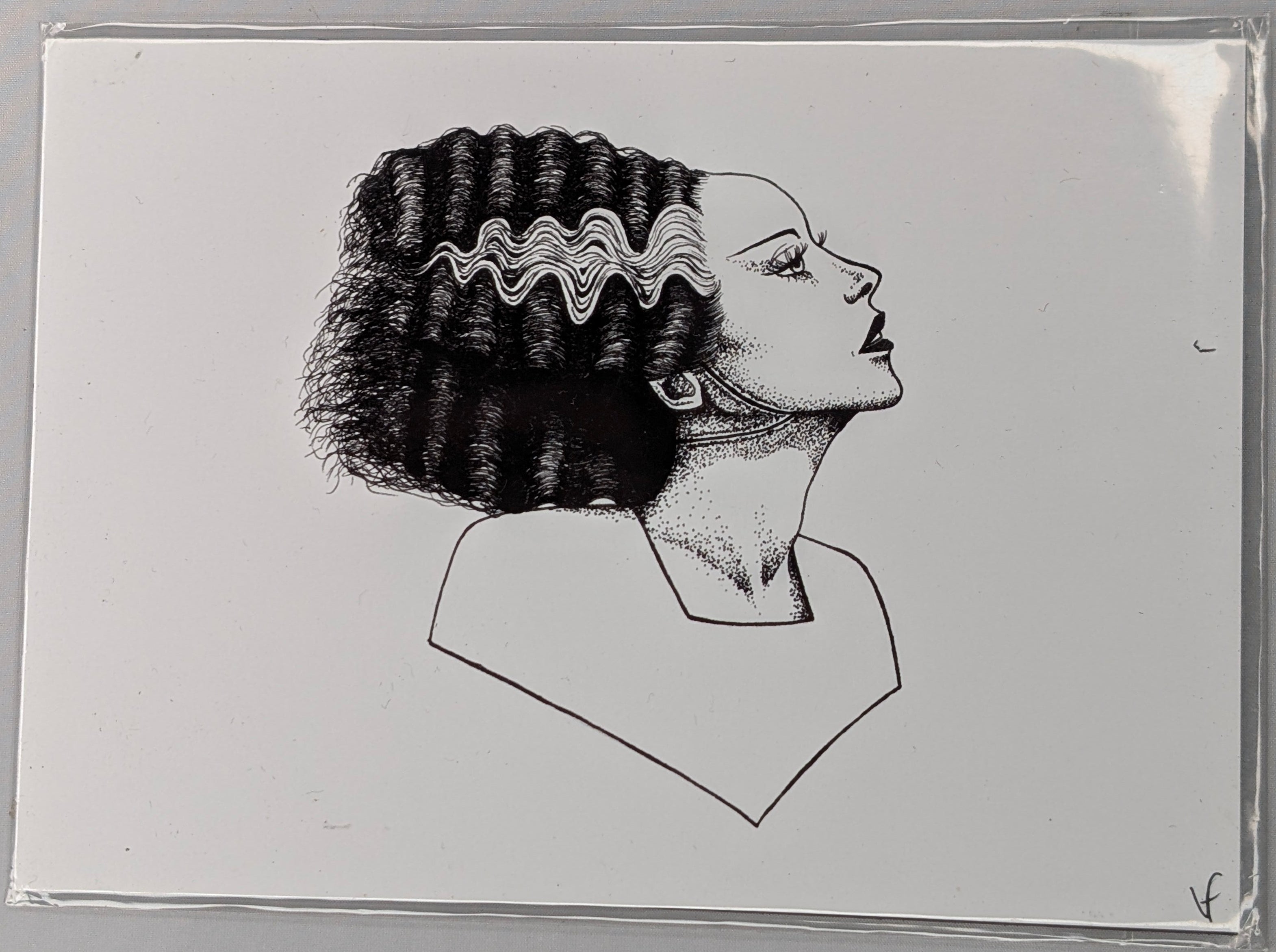 Imprime - Frankenstein bride 7x5 - Print