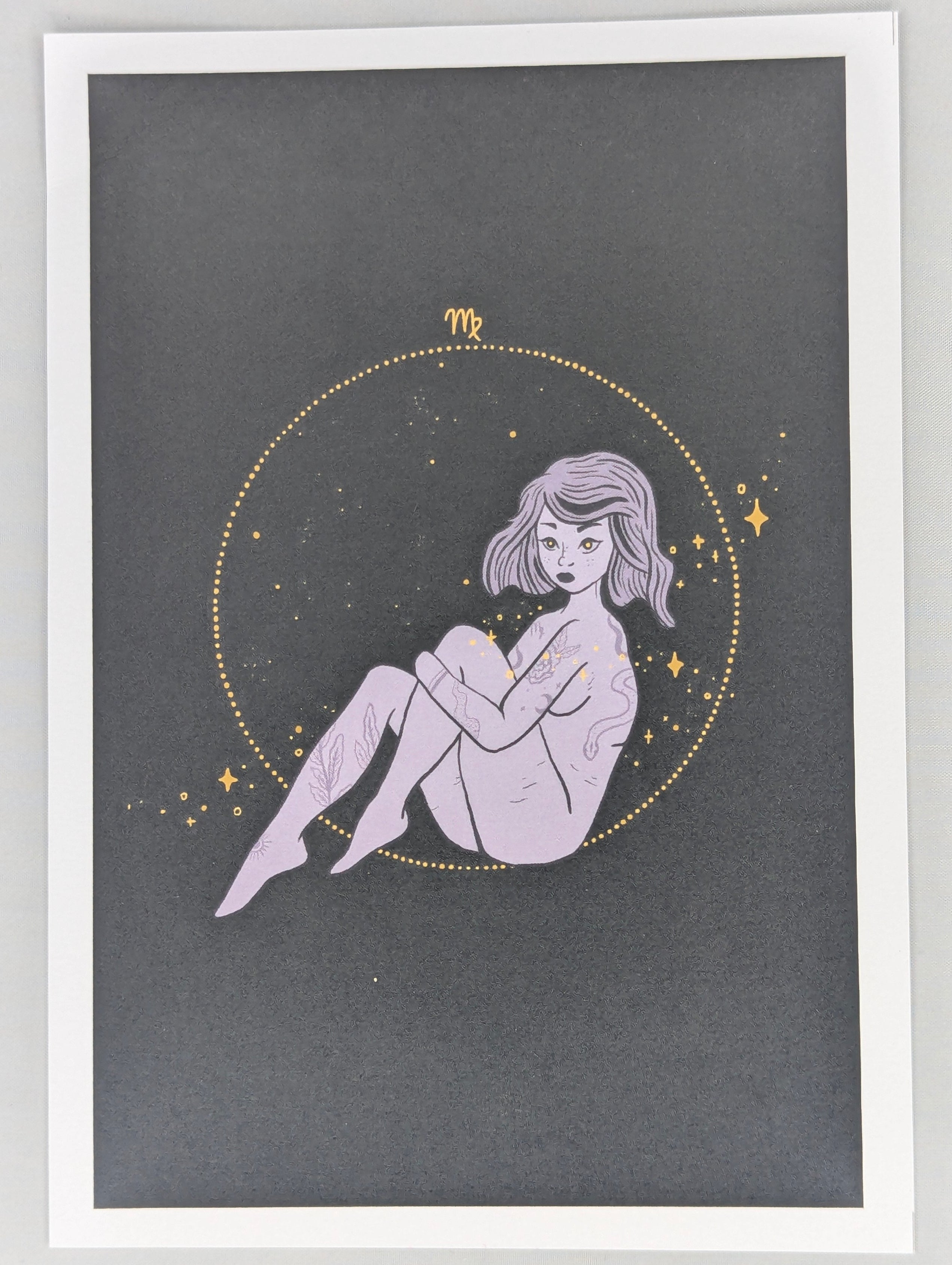 Imprime - WhIsWit - virgo zodiac - 5x7 - Print