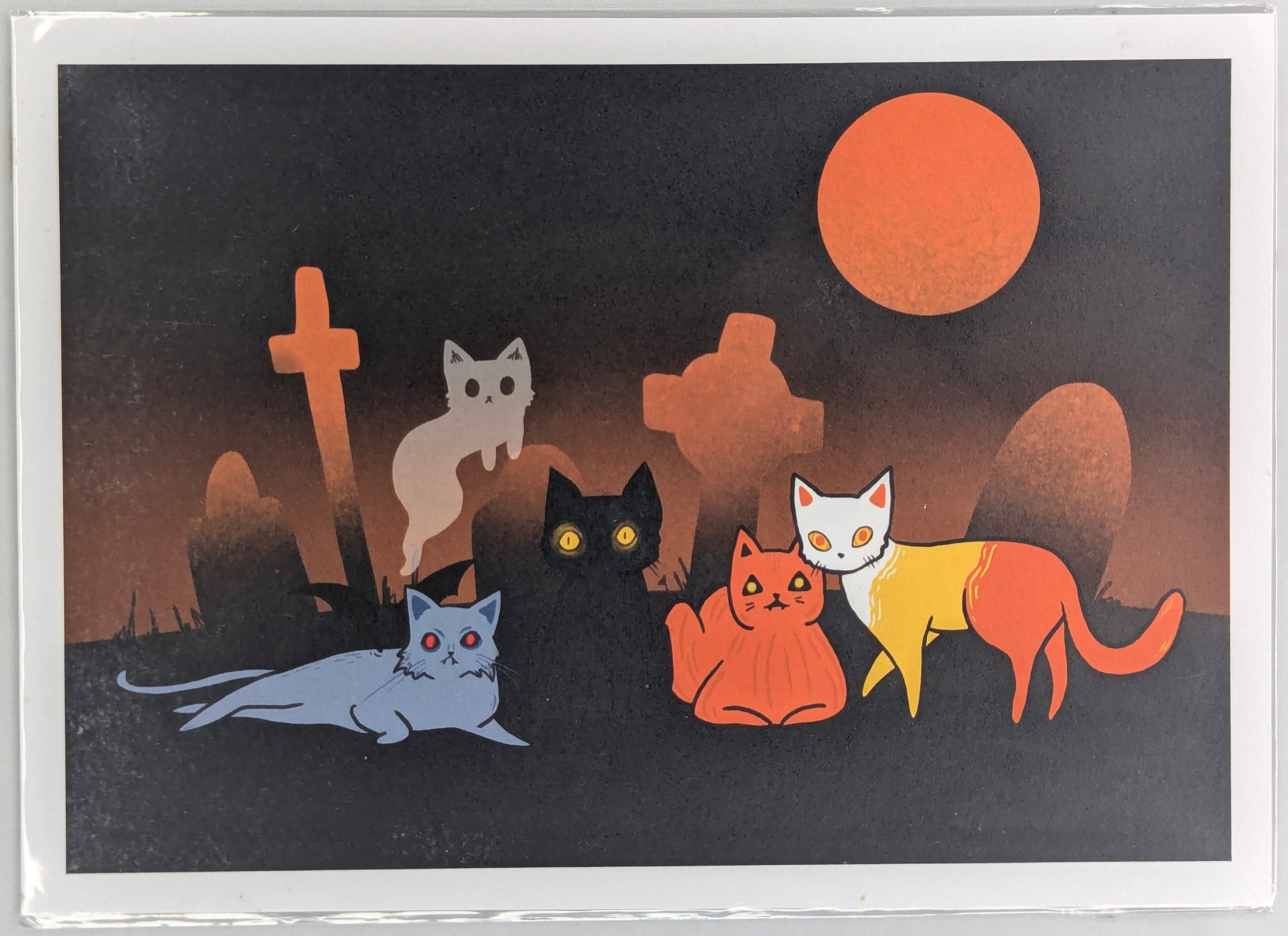 Imprime - WhIsWit - cat crew print - 5x7 - Print