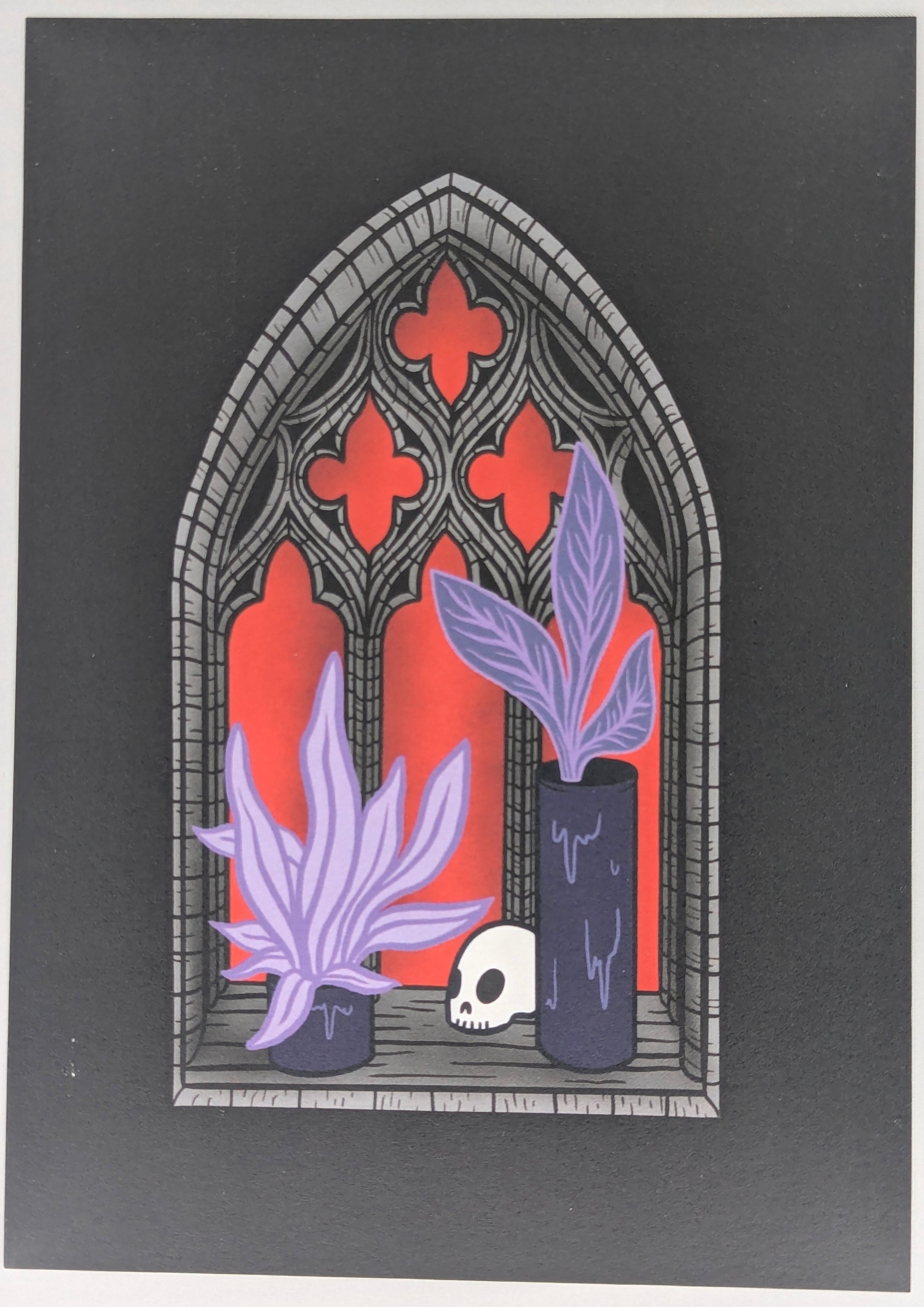 Imprime - WhIsWit - goth arch - 5x7 - Print
