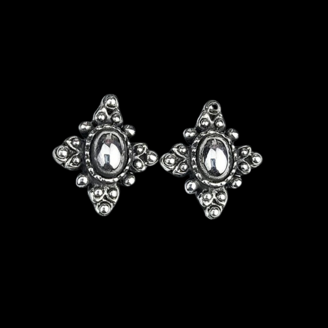 Vintage Medallion Earrings