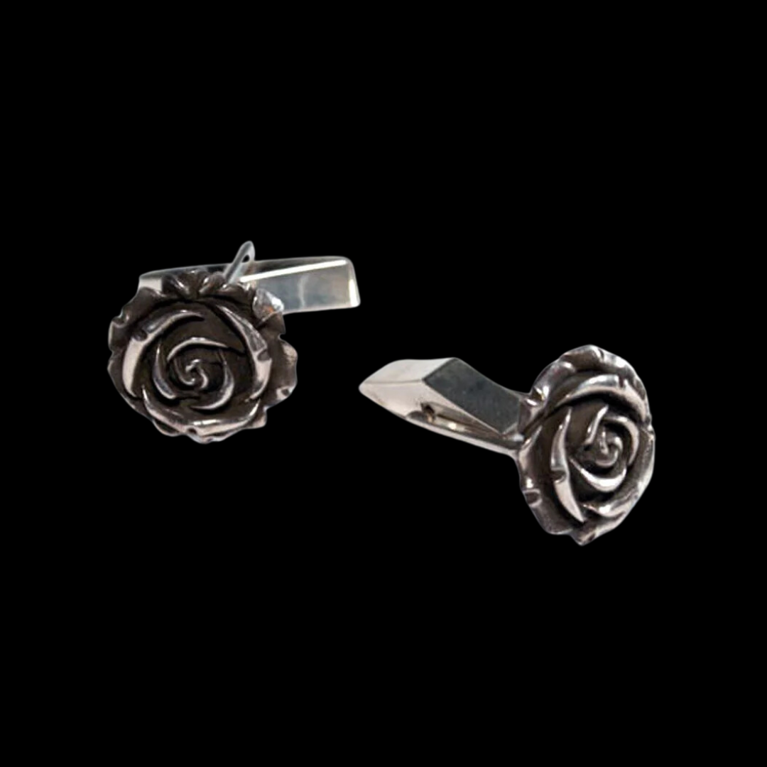 Rose Cufflinks - Inchoo Bijoux