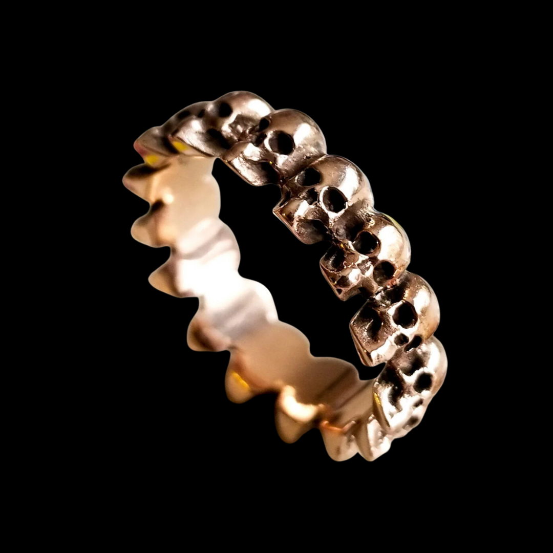Eternity Skull Ring - Rose Gold - Inchoo Bijoux