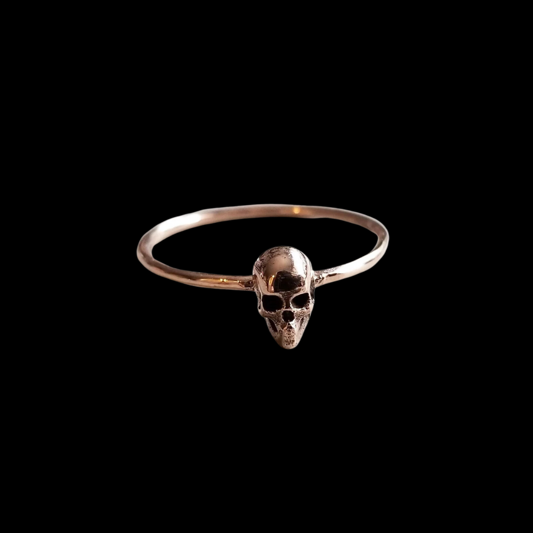 Tiny Skull Ring - Gold Options