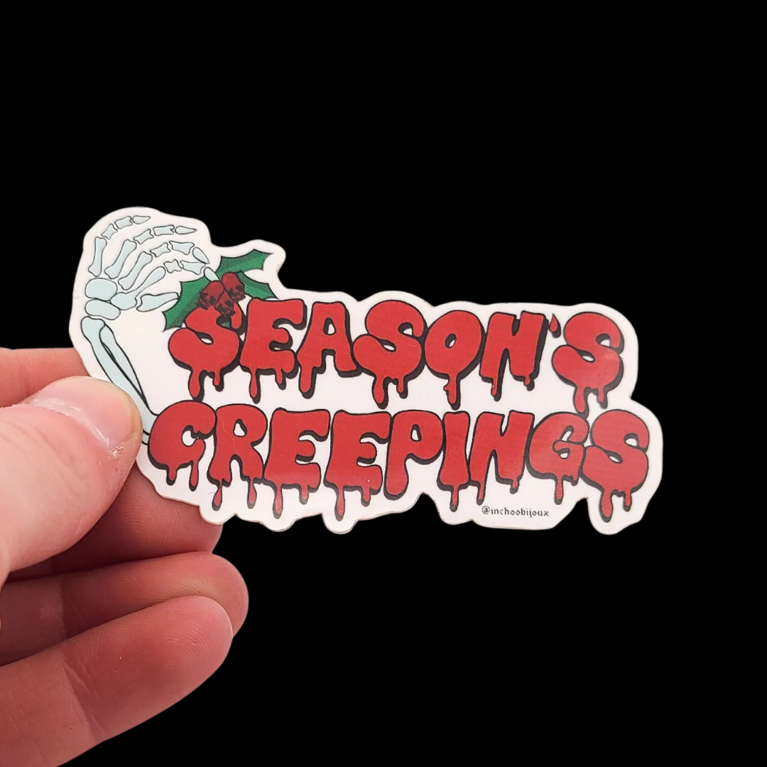 Seasons Creepings Holiday Sticker