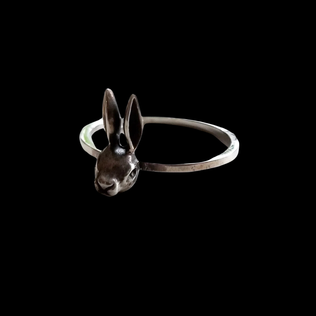 Silver Bunny Ring - Inchoo Bijoux