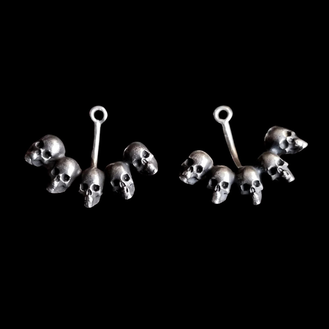 Skull Ear Jackets - Inchoo Bijoux