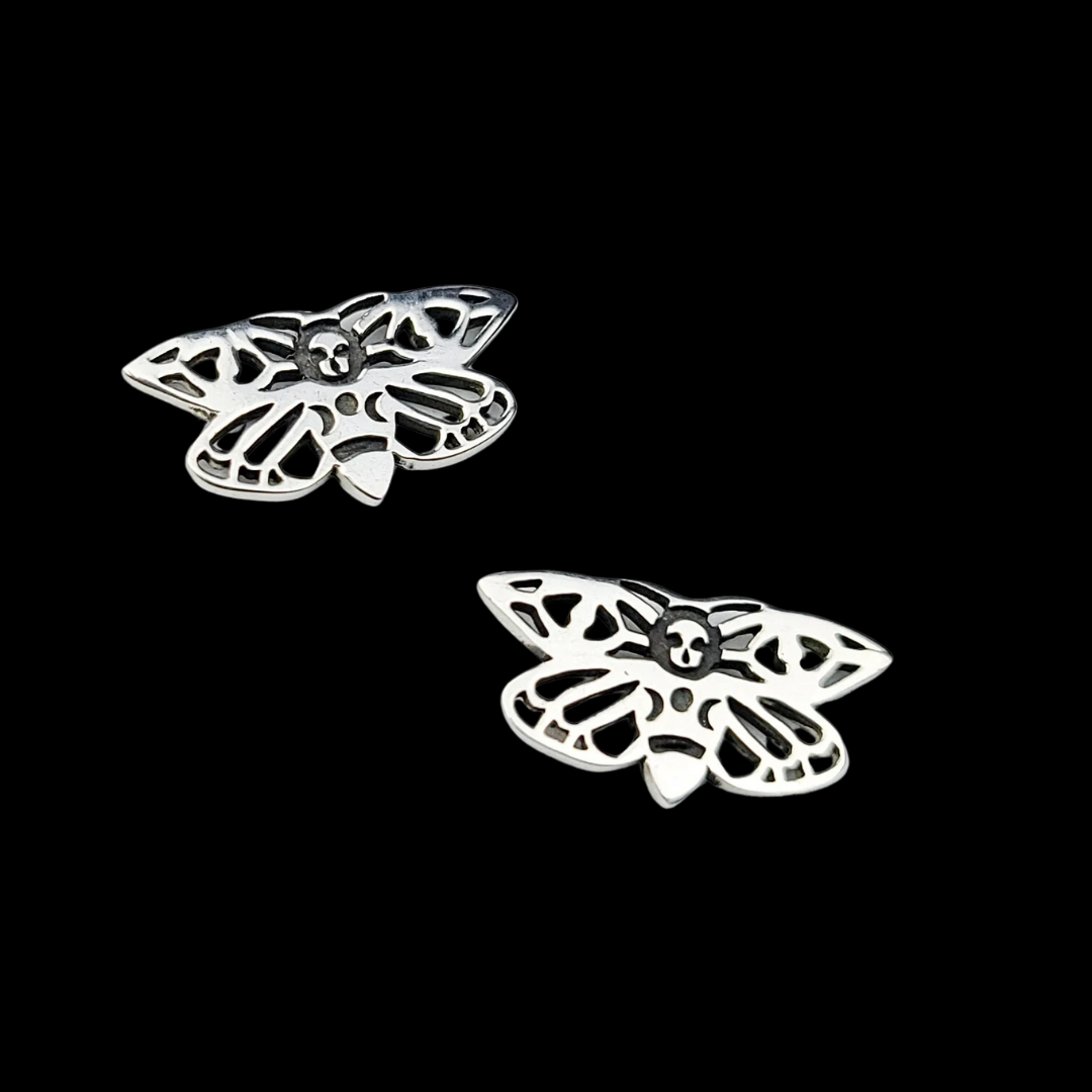 Small Moth Earrings