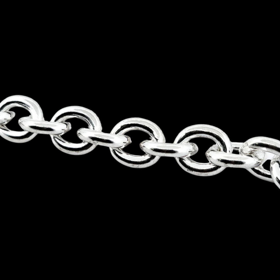 Solid Heavy 8mm Cable Chain Bracelet