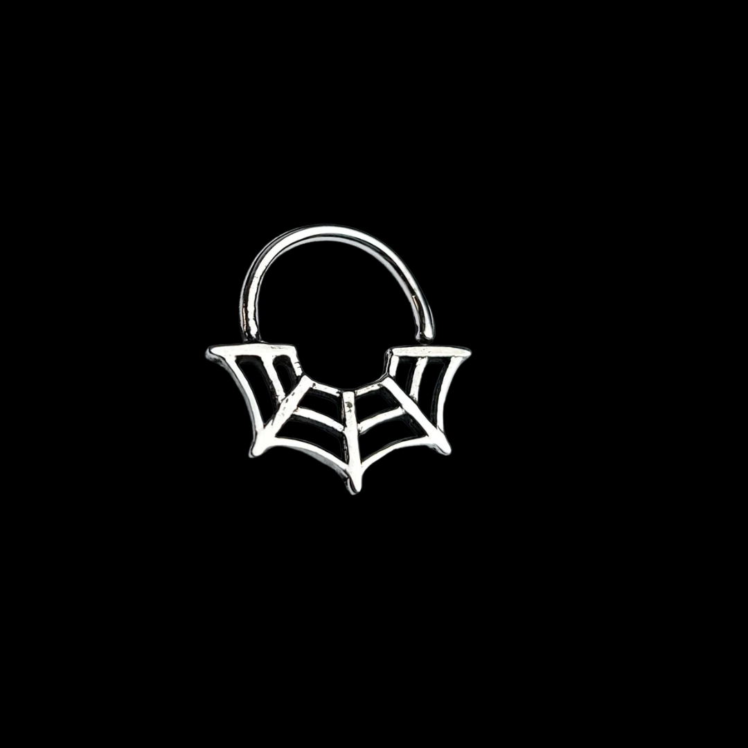Spider Web Halloween Septum Piercing - Inchoo Bijoux