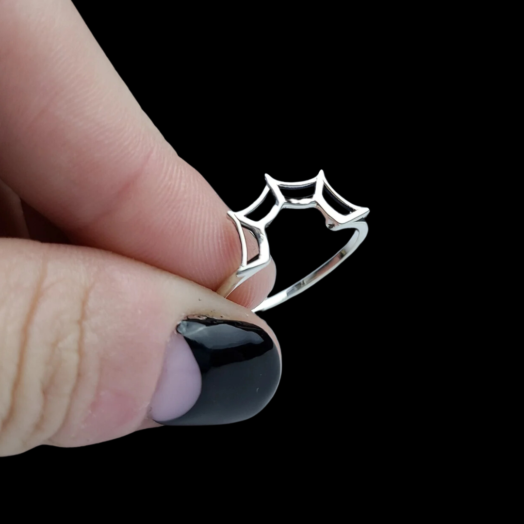 Spider Web Stacking Ring