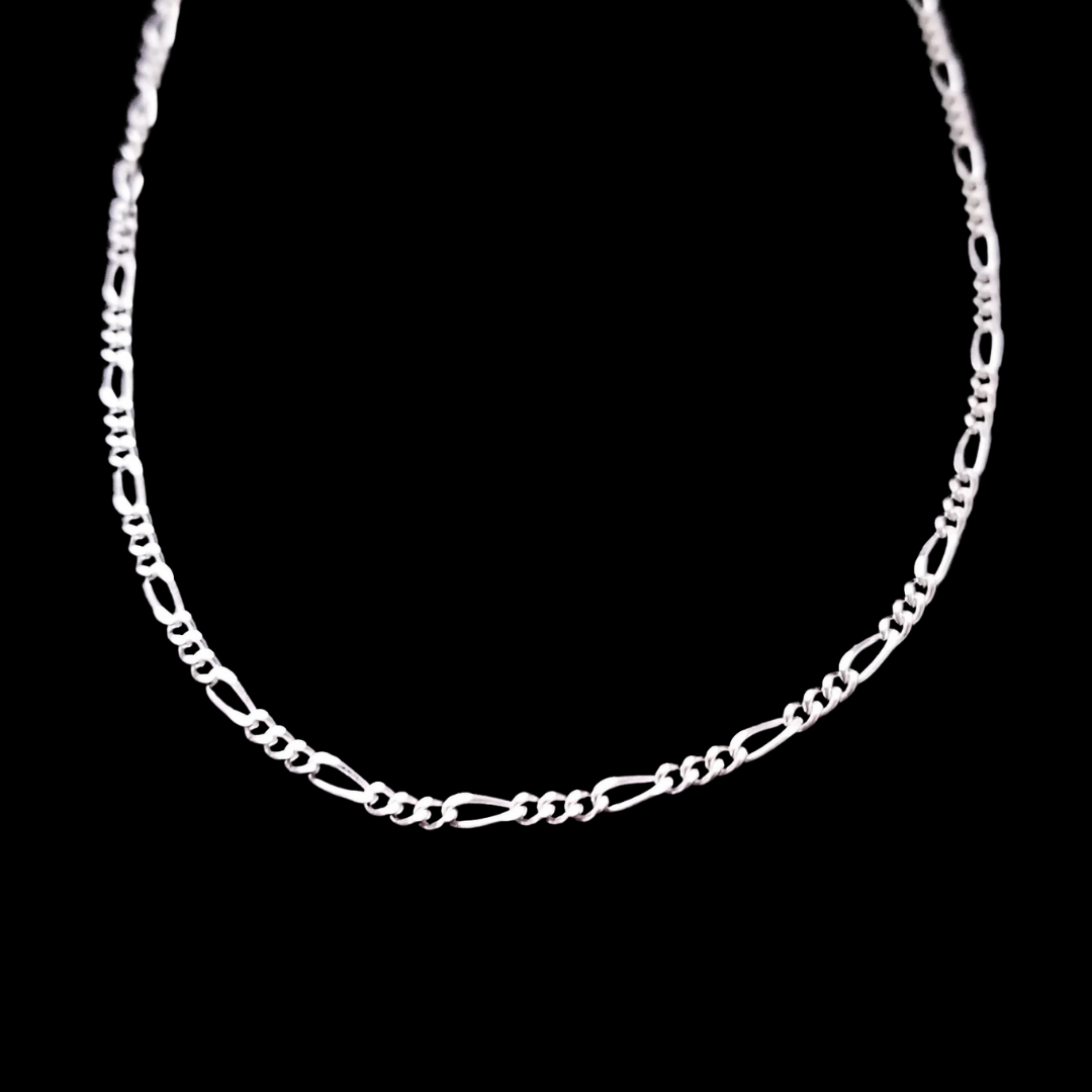 Sterling Silver Figaro 1,8mm Chain - Inchoo Bijoux