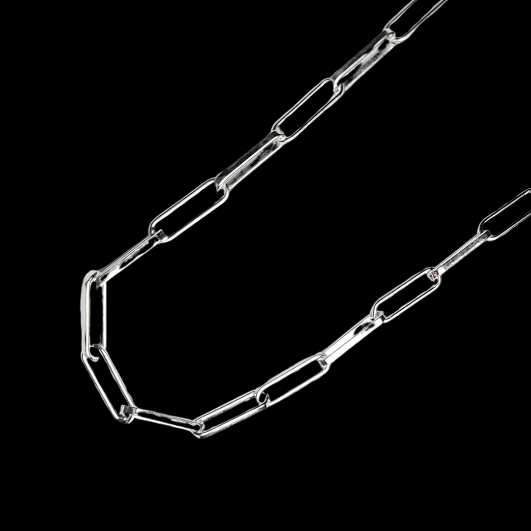 4.5mm Sterling Silver Paperclip Chain