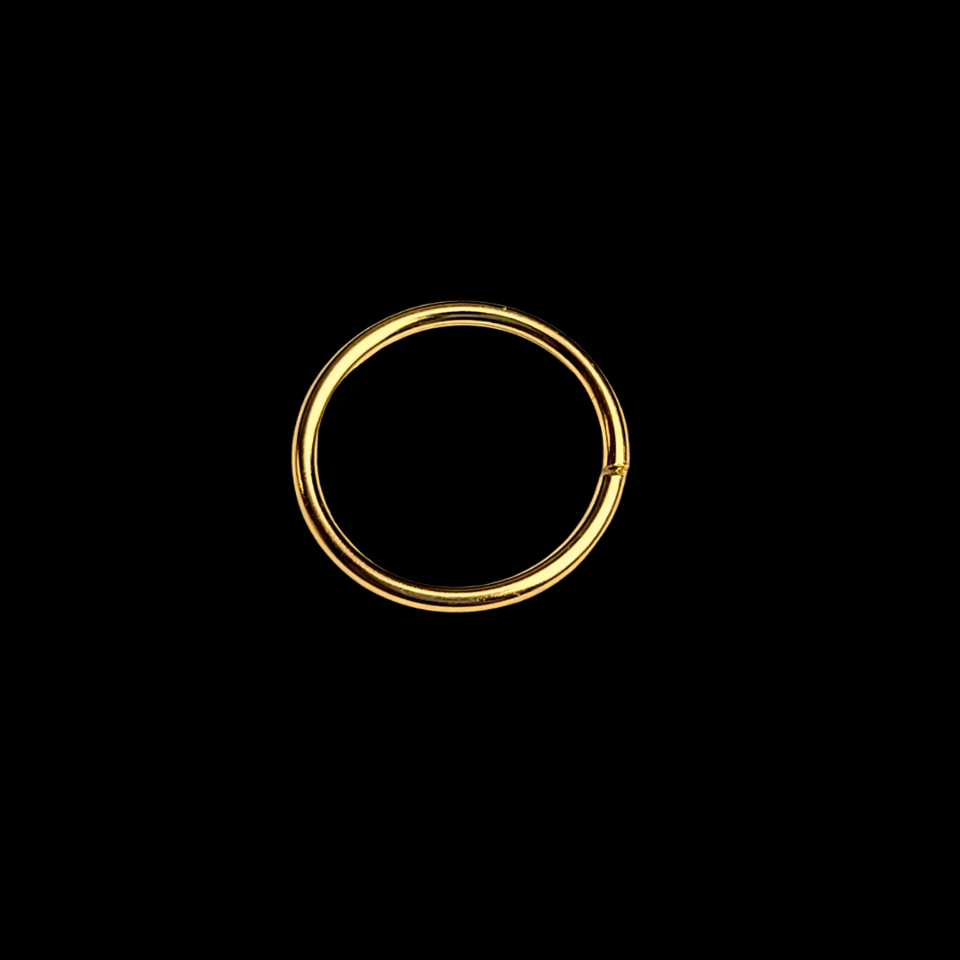Simple Septum Hoop - Gold Options