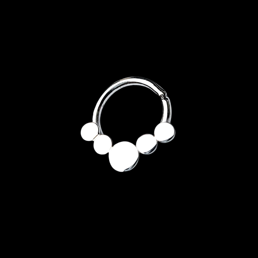 5 Disc Boho Septum Ring