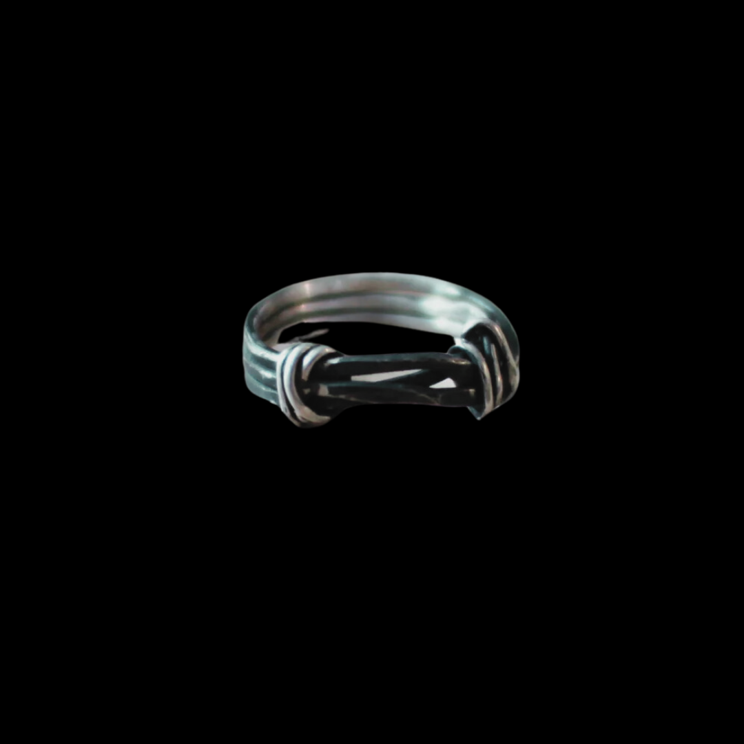 Alternative Silver Mens Wedding Band Ring - Inchoo Bijoux