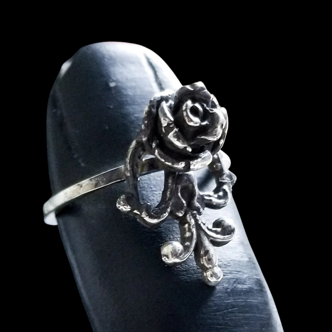 Victorian Rose and Lace Ring - Inchoo Bijoux