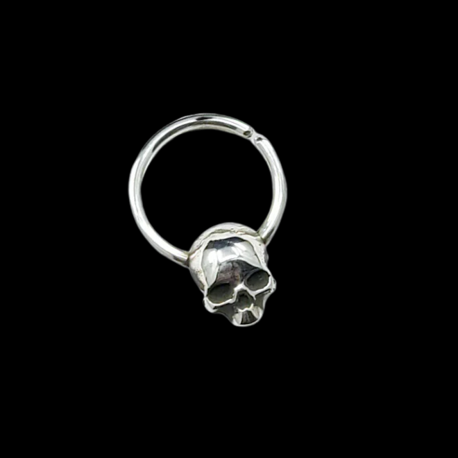 Cute Skull Septum Piercing
